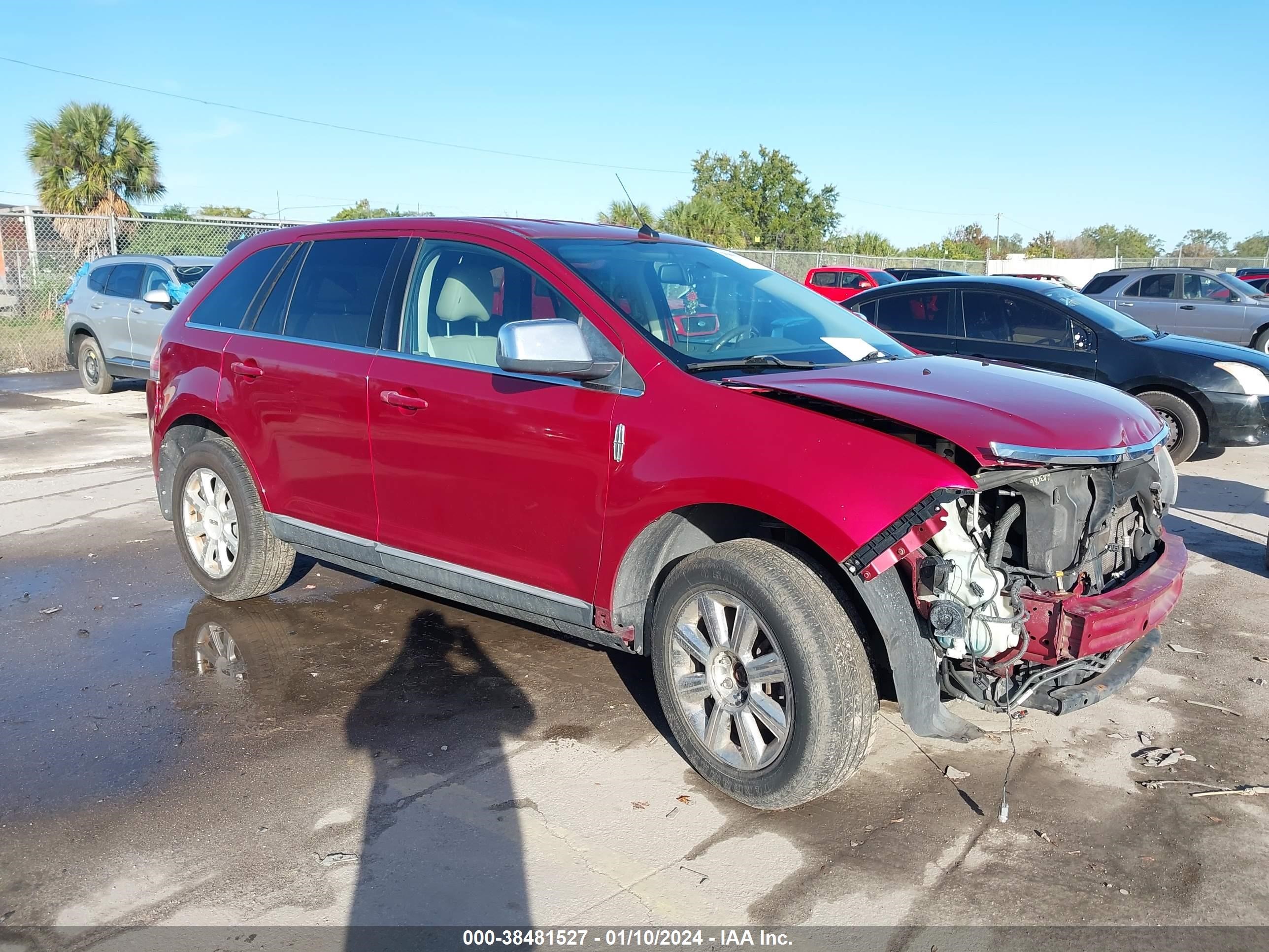 LINCOLN MKX 2008 2lmdu68c28bj27642