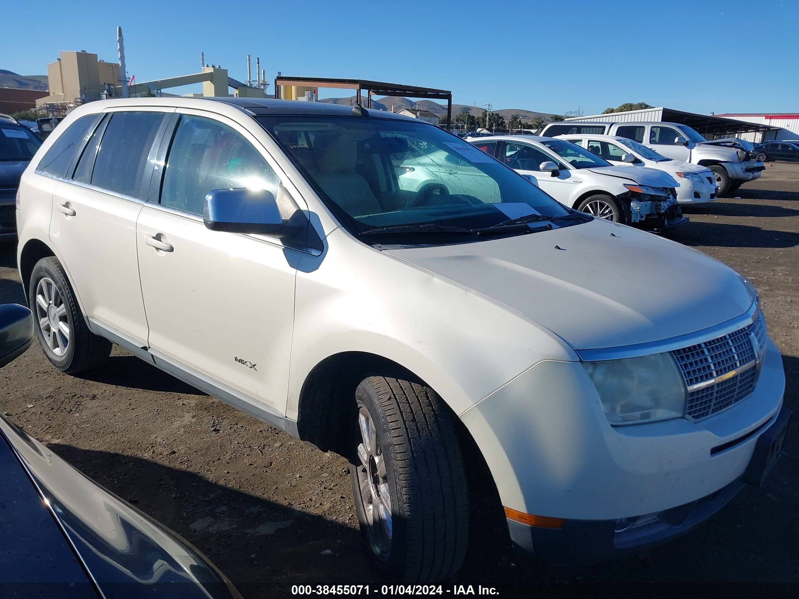 LINCOLN MKX 2007 2lmdu68c37bj27163