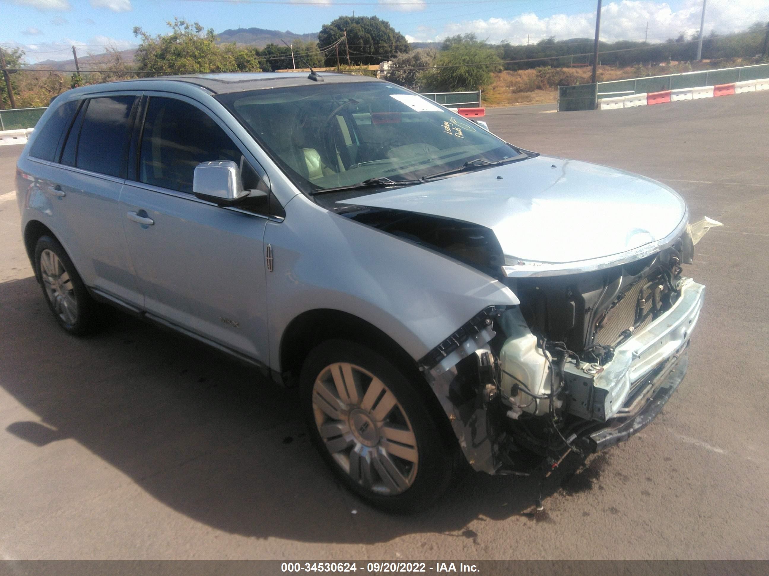 LINCOLN MKX 2008 2lmdu68c38bj32378