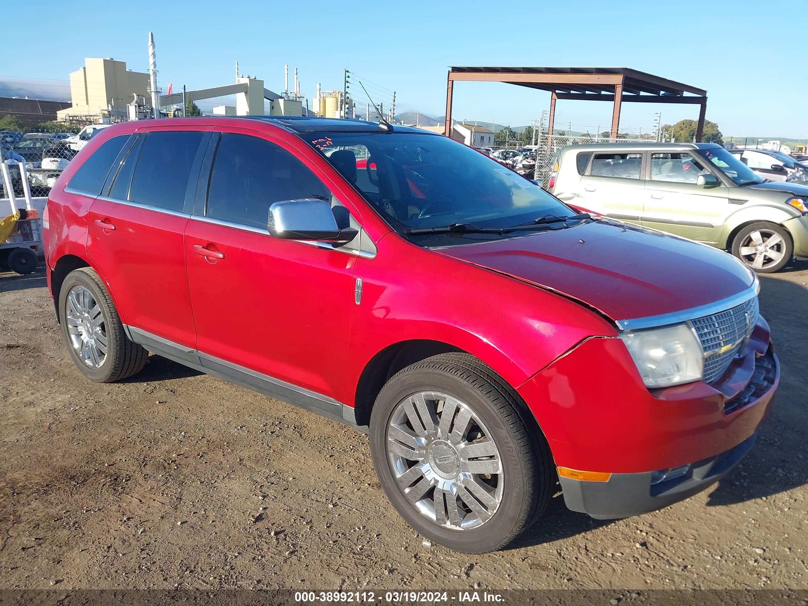 LINCOLN MKX 2008 2lmdu68c48bj26637