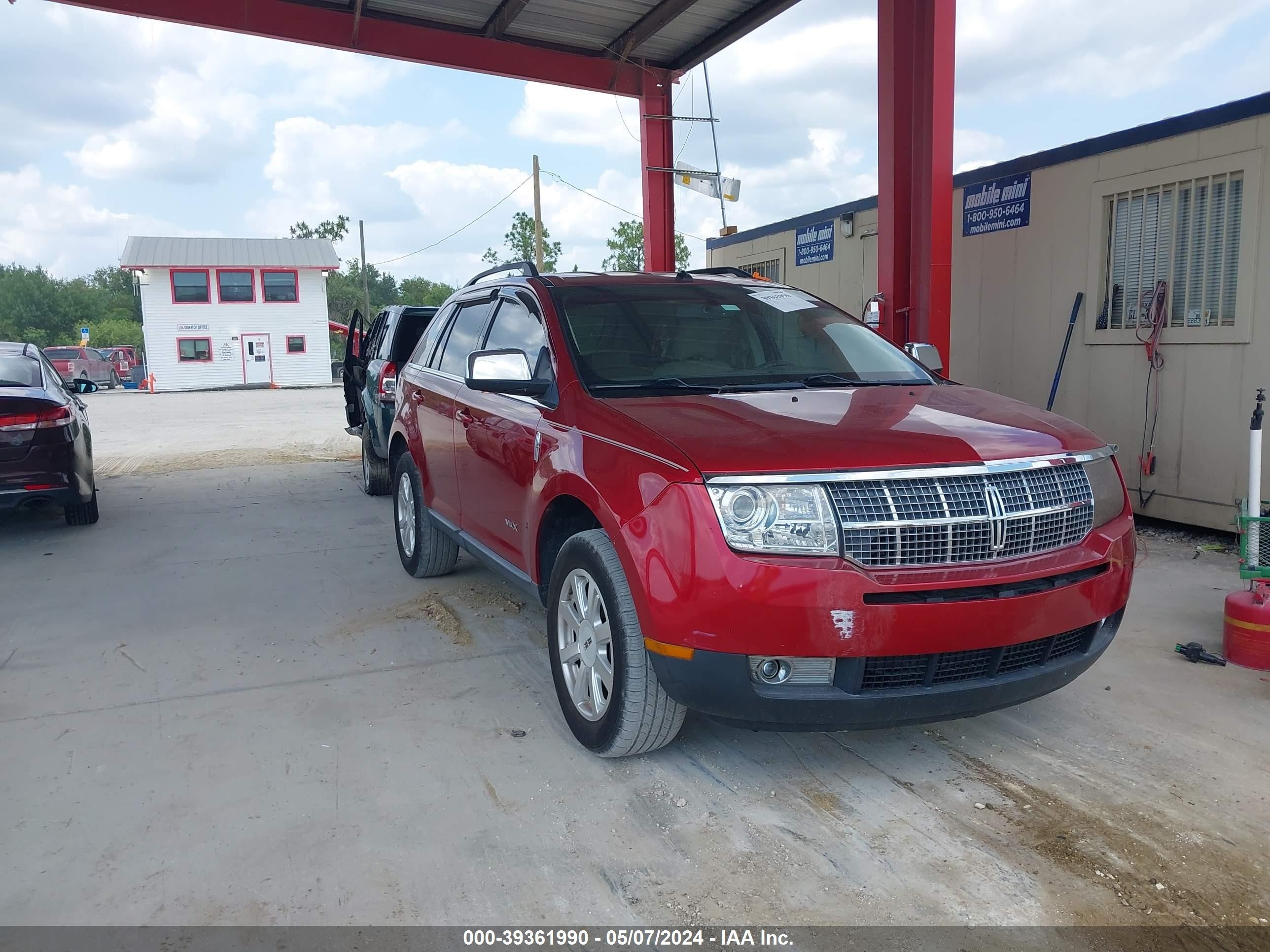 LINCOLN MKX 2008 2lmdu68c58bj28400