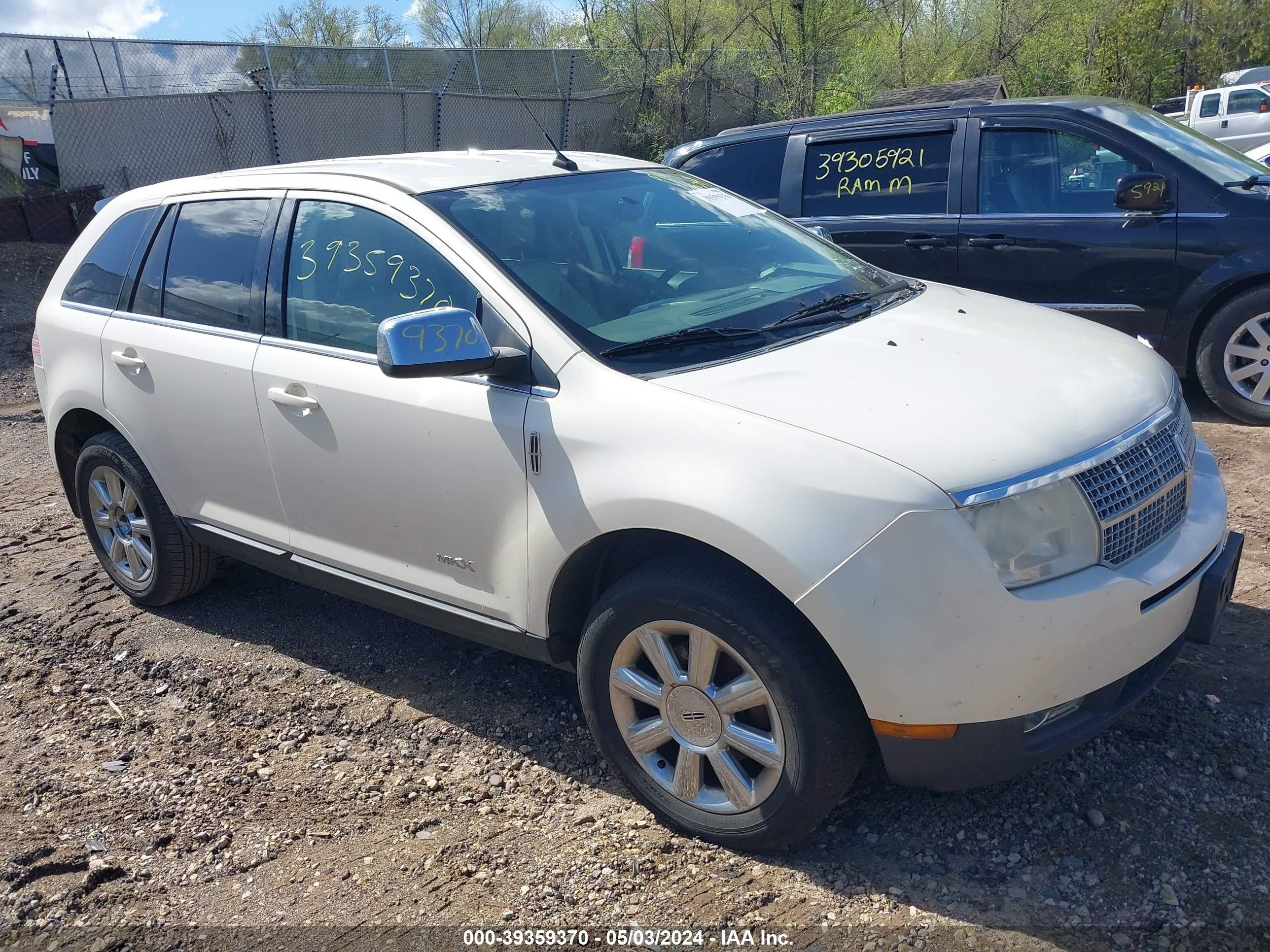 LINCOLN MKX 2008 2lmdu68c58bj38473