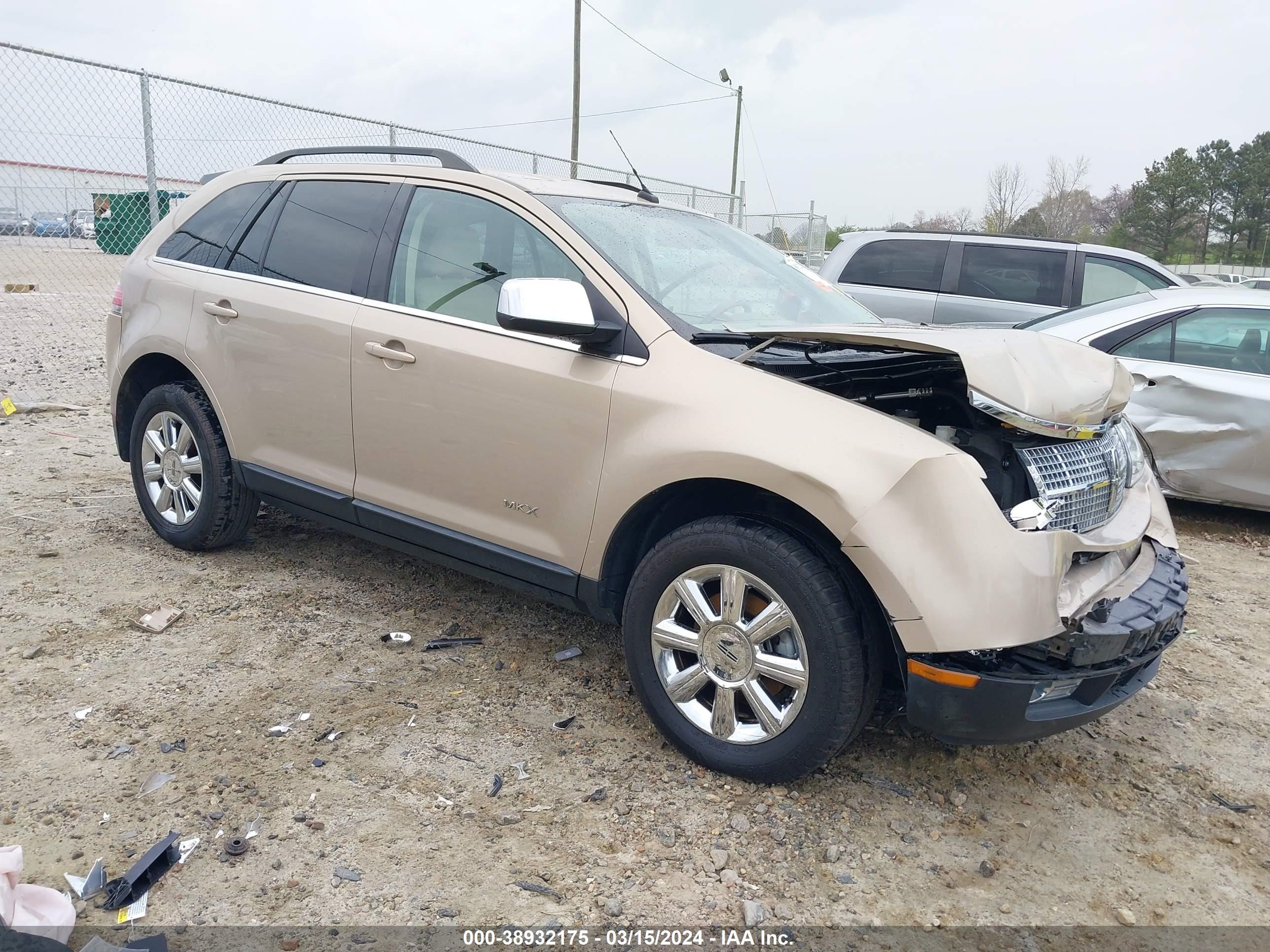 LINCOLN MKX 2007 2lmdu68c77bj07093