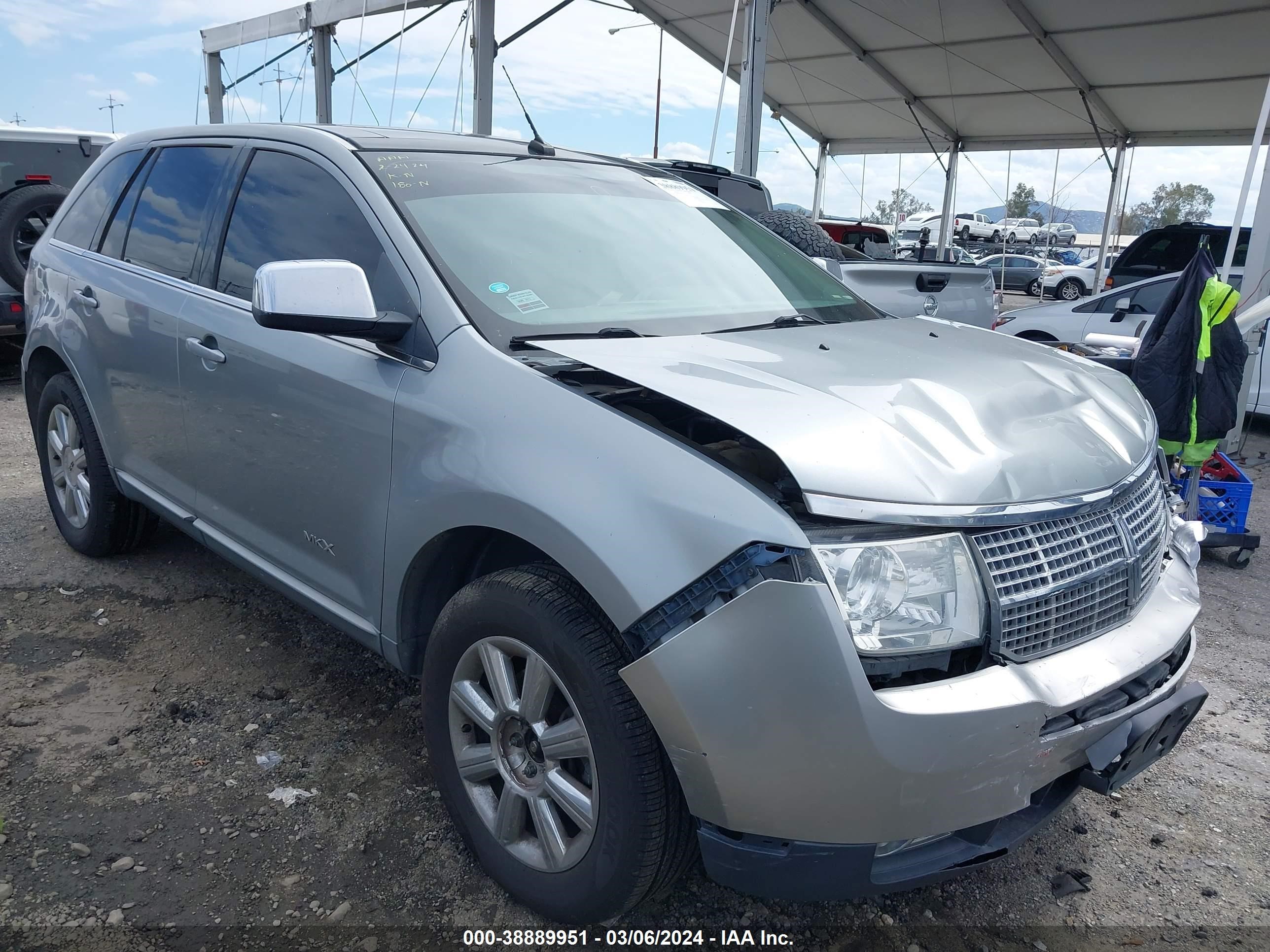 LINCOLN MKX 2007 2lmdu68c77bj35119