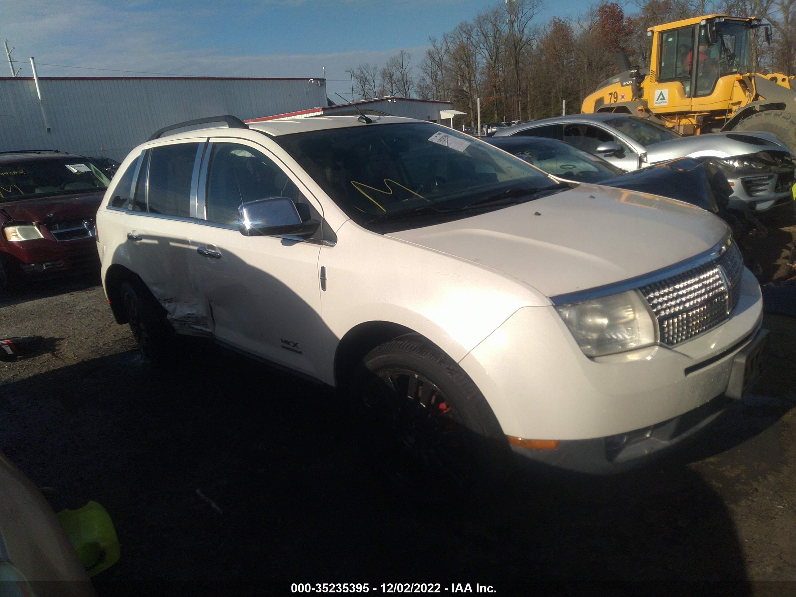 LINCOLN MKX 2008 2lmdu68c78bj06799