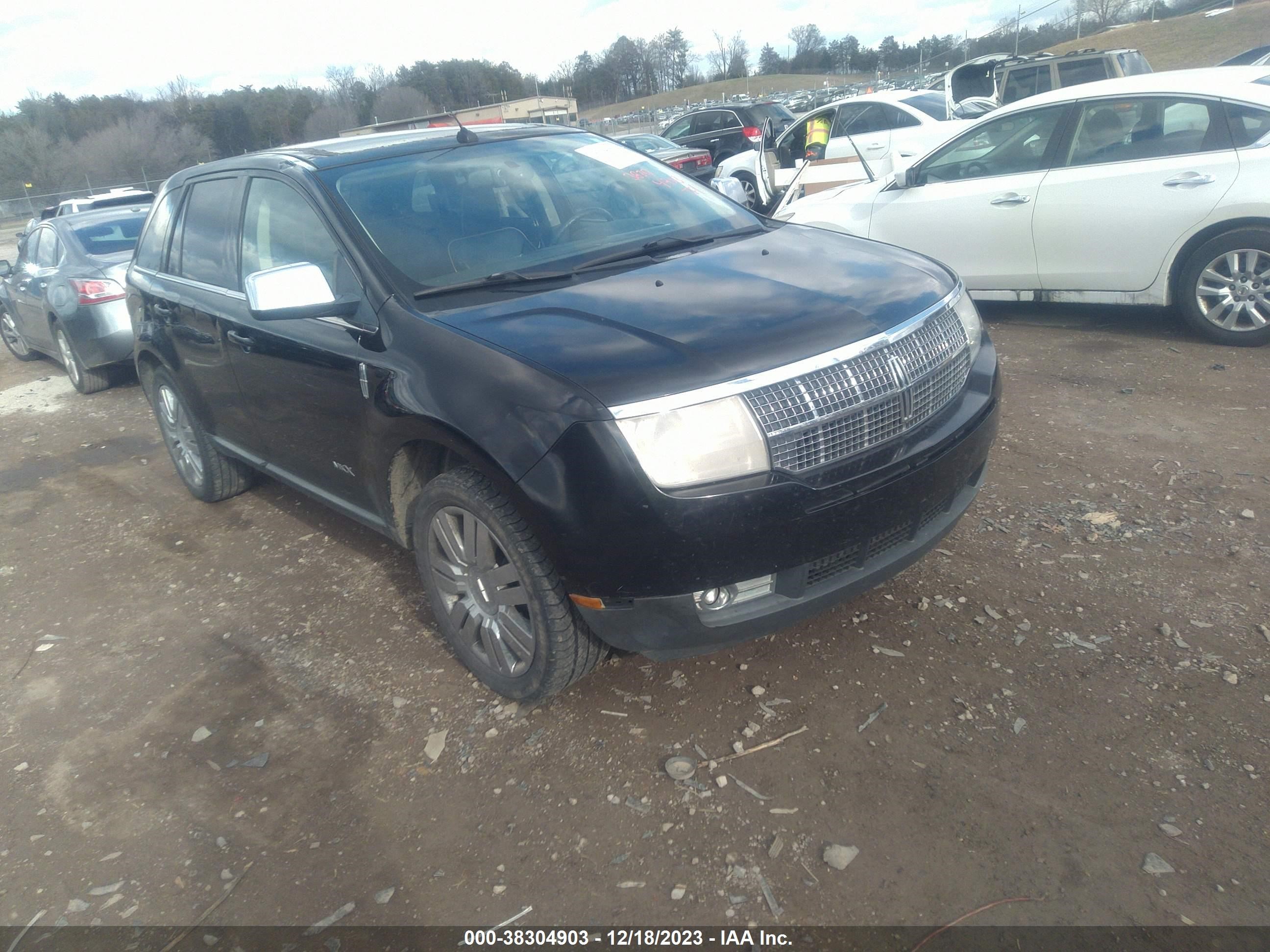 LINCOLN MKX 2008 2lmdu68c78bj12229