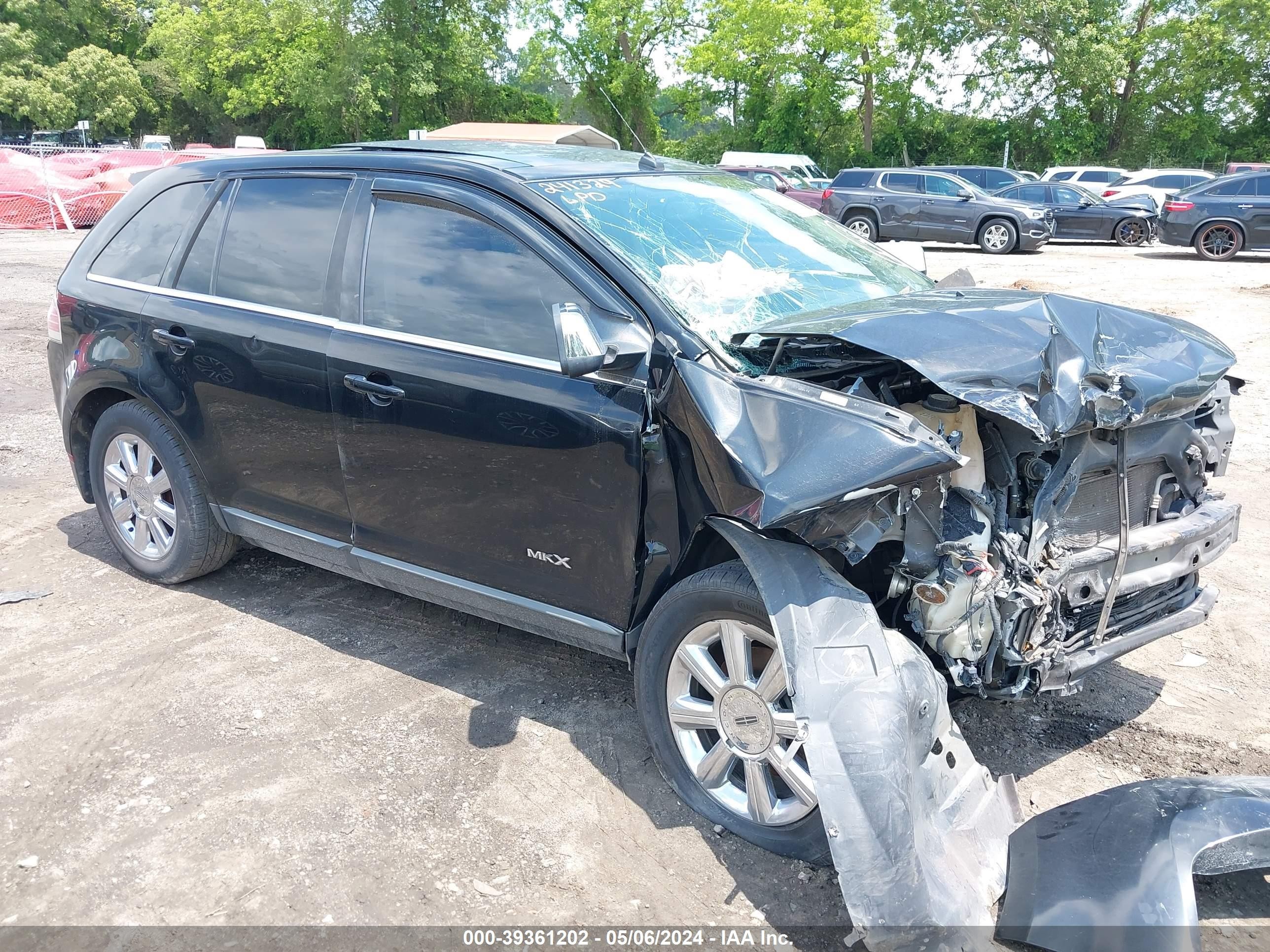 LINCOLN MKX 2007 2lmdu68c87bj20144