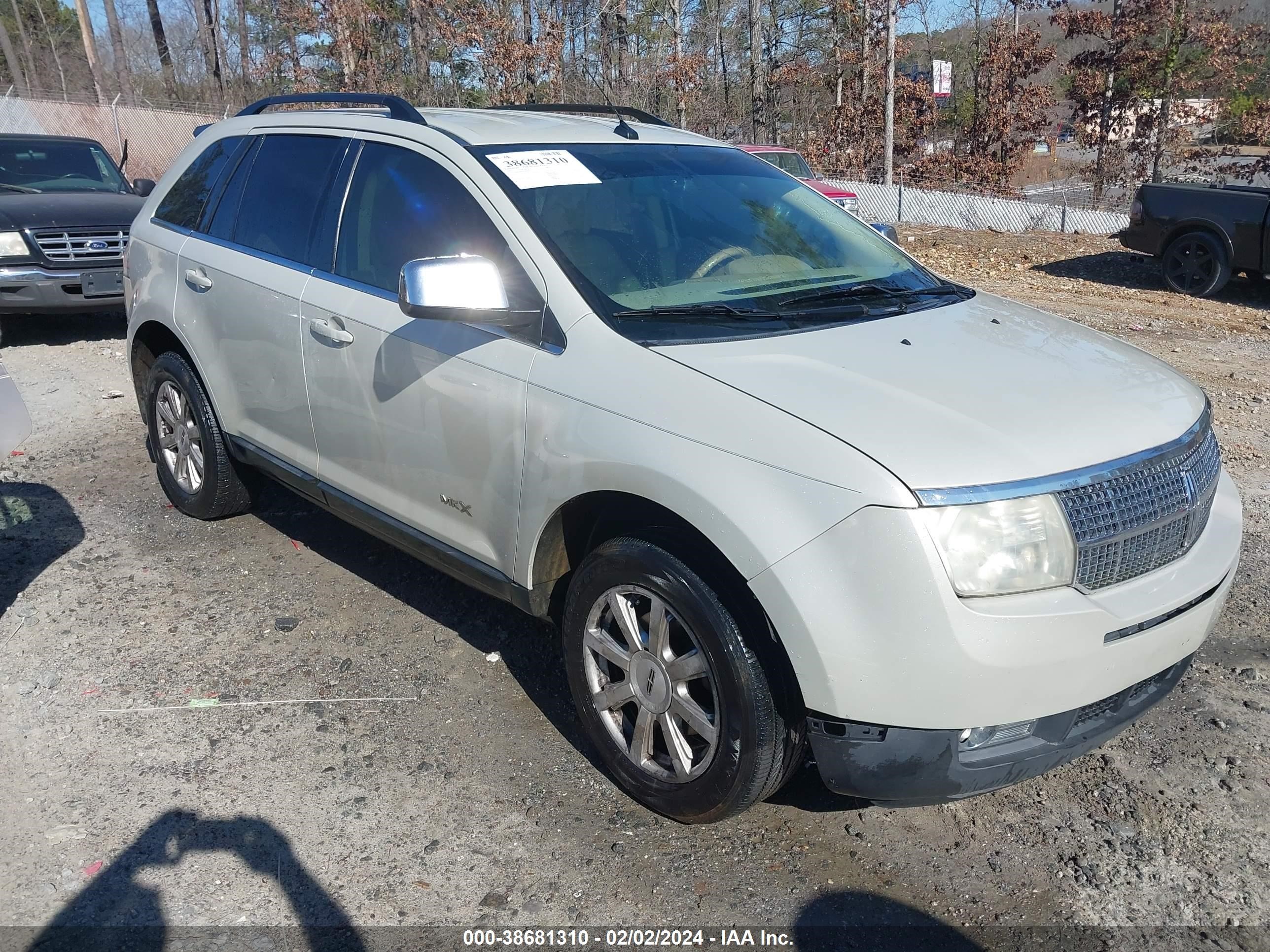 LINCOLN MKX 2007 2lmdu68c87bj38014