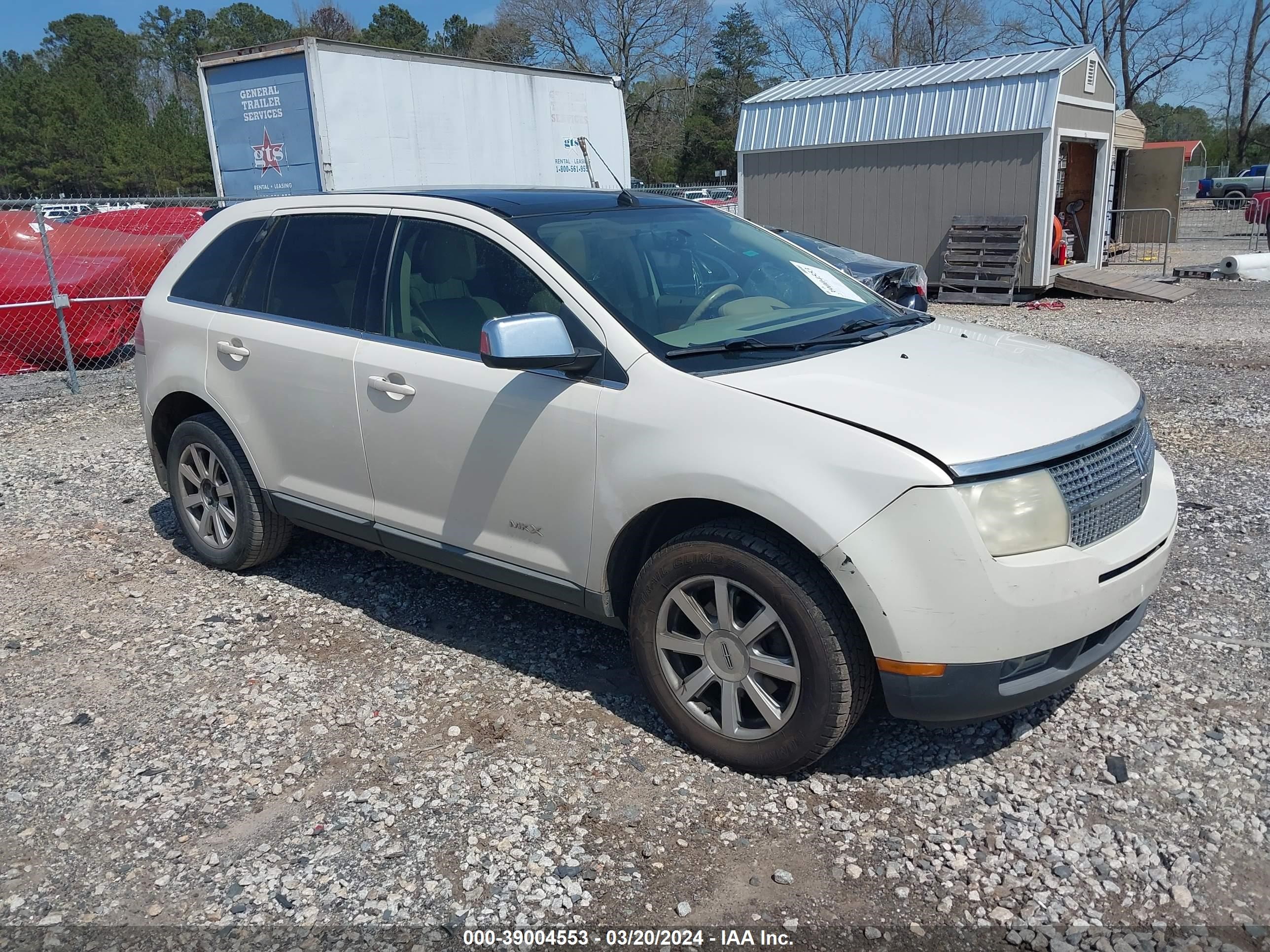 LINCOLN MKX 2007 2lmdu68c97bj25661