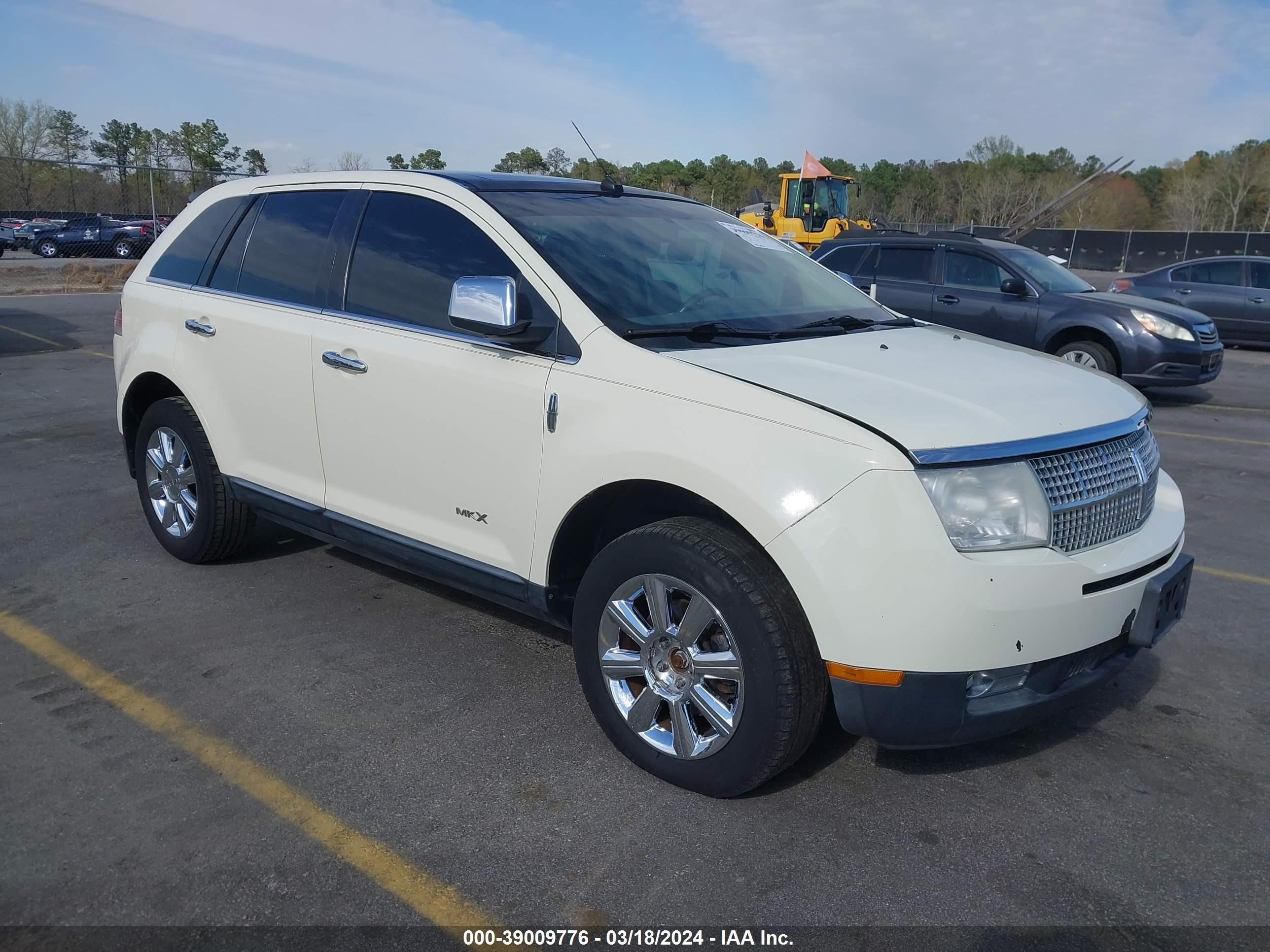 LINCOLN MKX 2008 2lmdu68c98bj28349