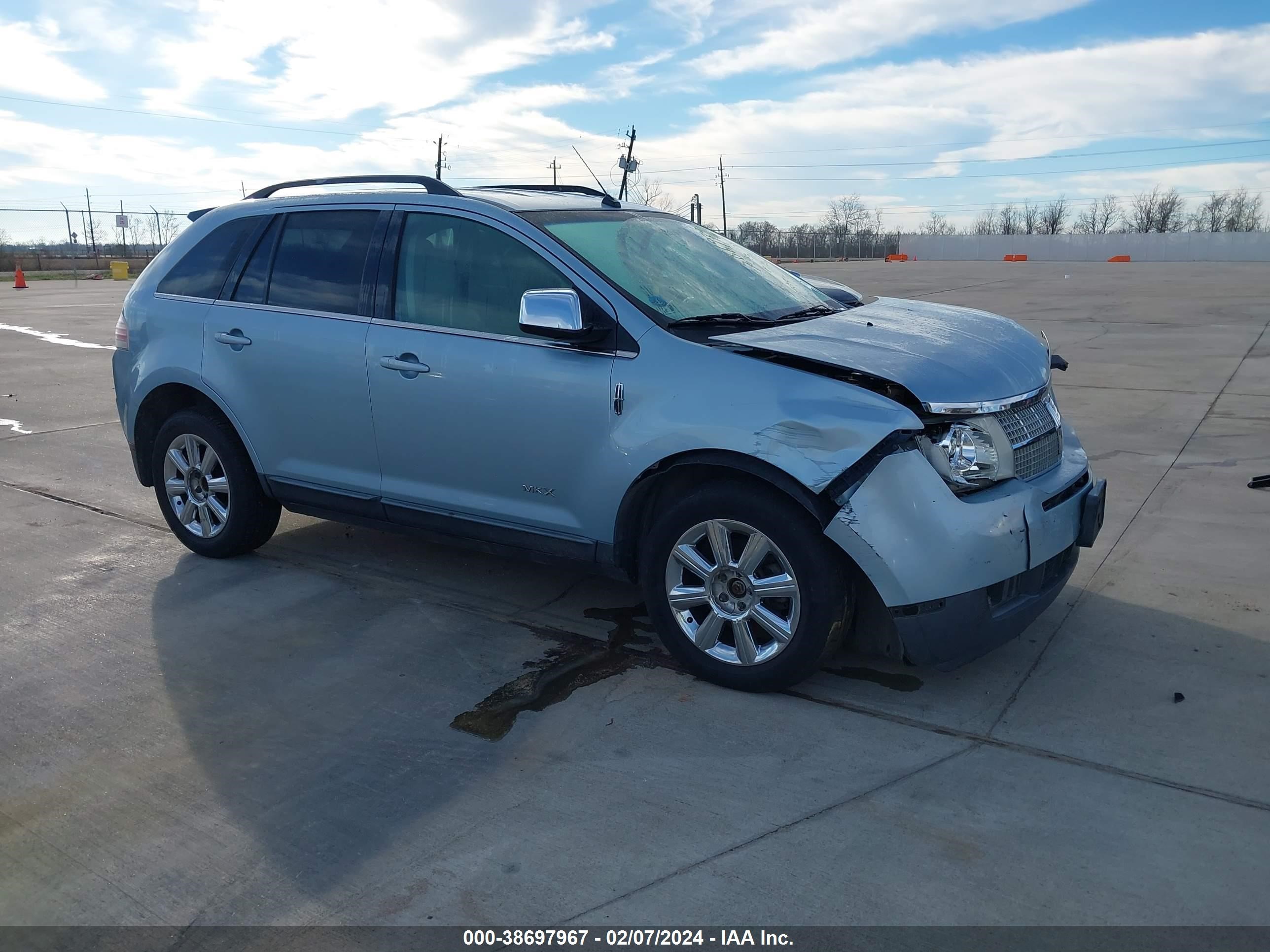 LINCOLN MKX 2008 2lmdu68c98bj40744