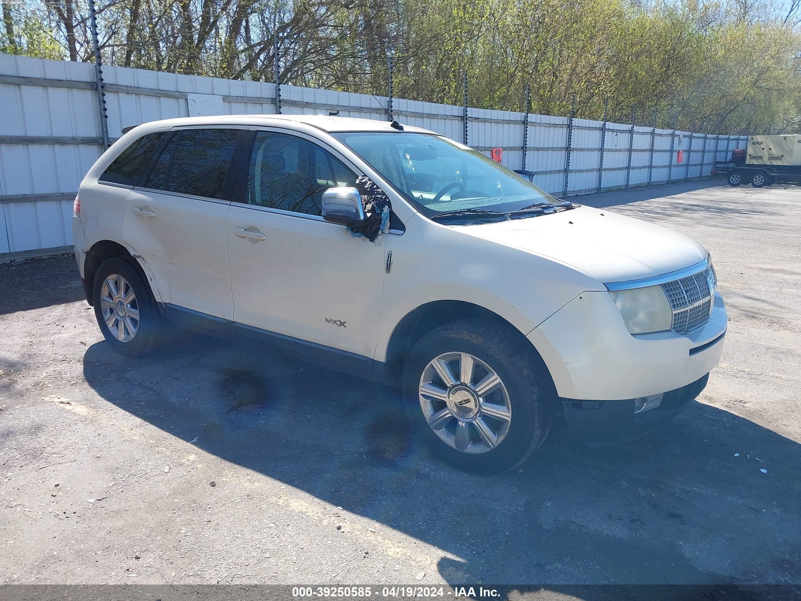 LINCOLN MKX 2008 2lmdu68cx8bj01208