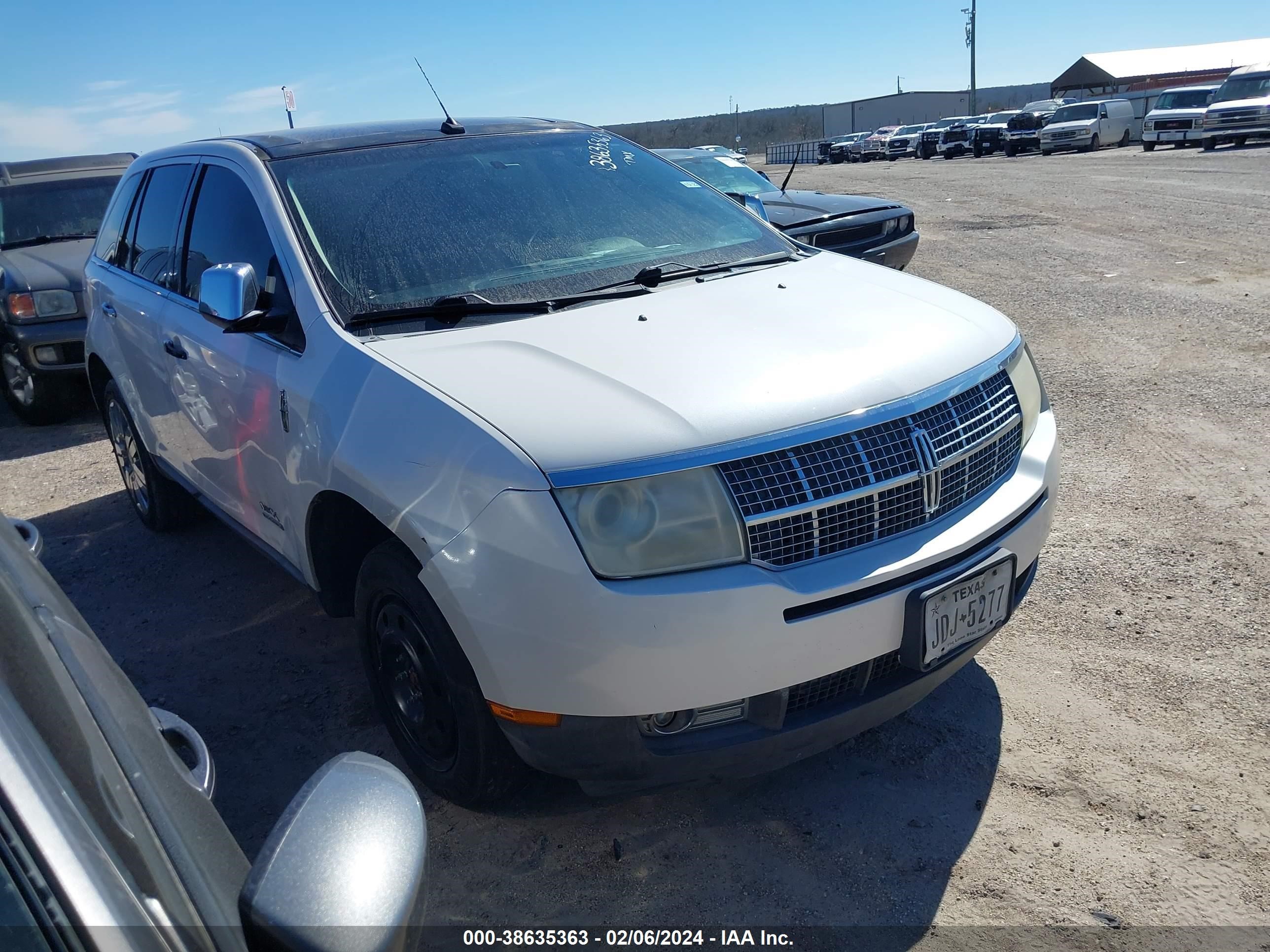 LINCOLN MKX 2009 2lmdu68cx9bj04692