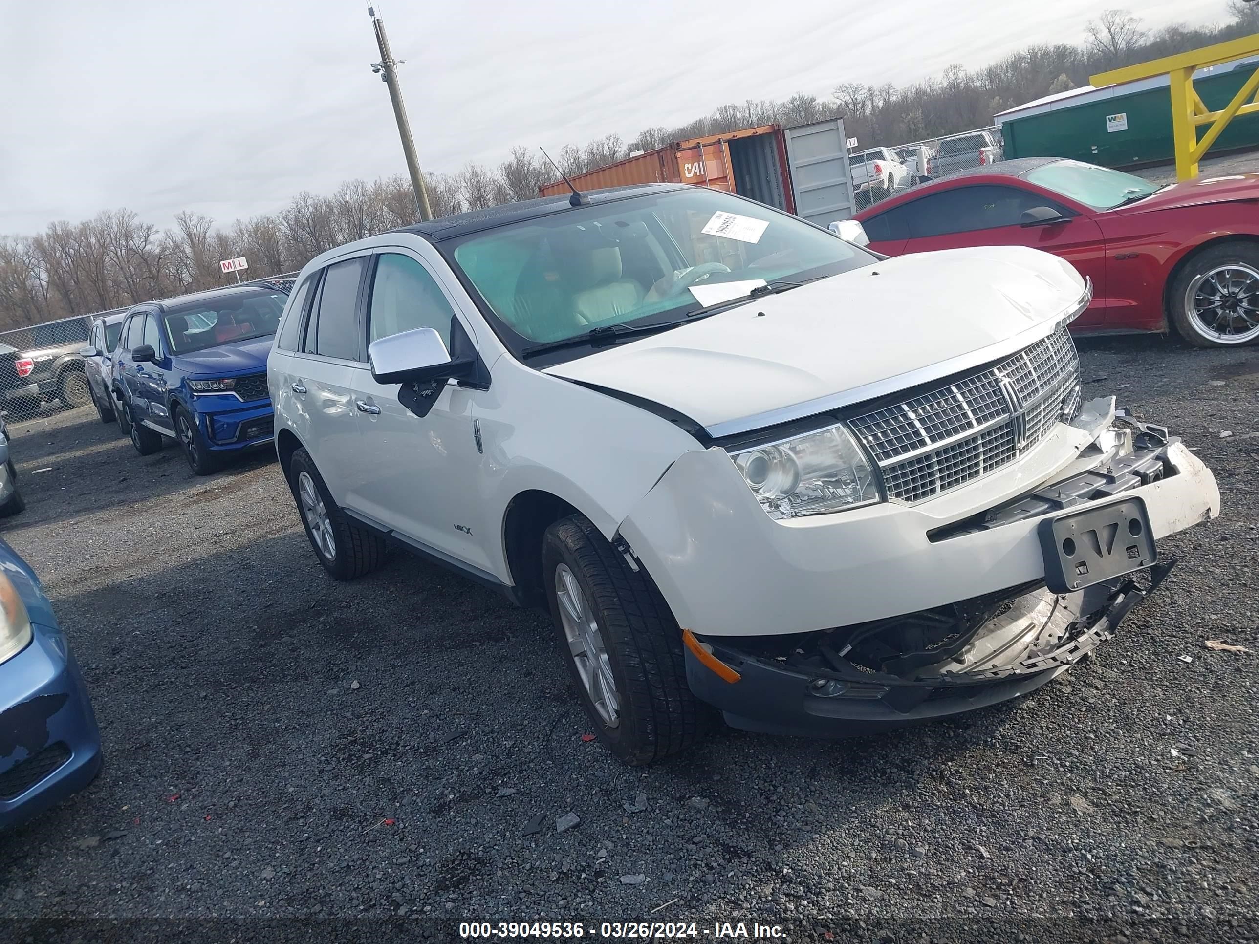 LINCOLN MKX 2009 2lmdu68cx9bj05227