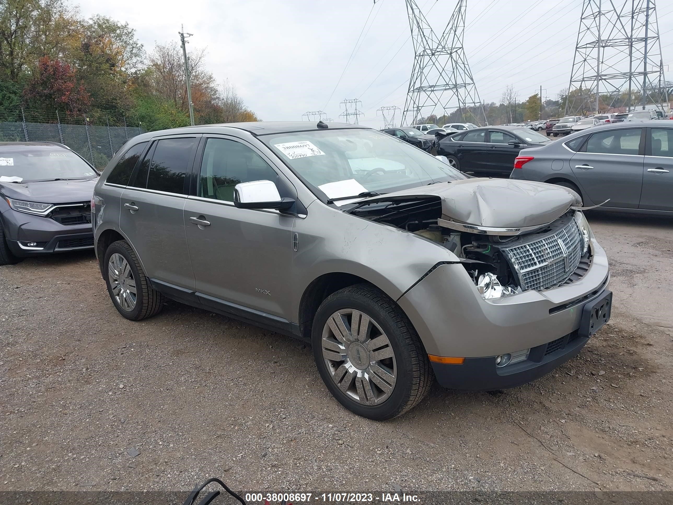 LINCOLN MKX 2008 2lmdu88c18bj32262