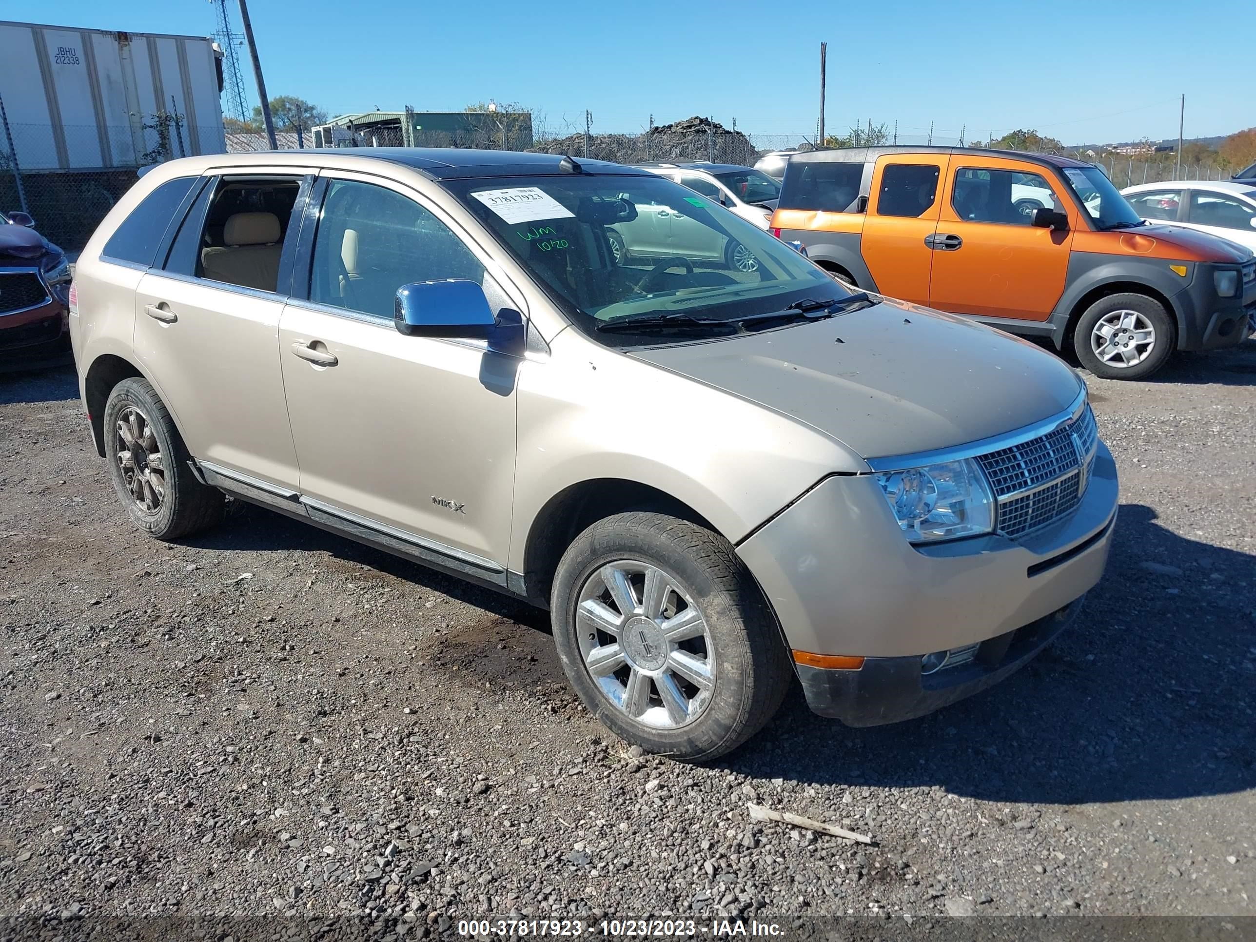 LINCOLN MKX 2007 2lmdu88c27bj36481