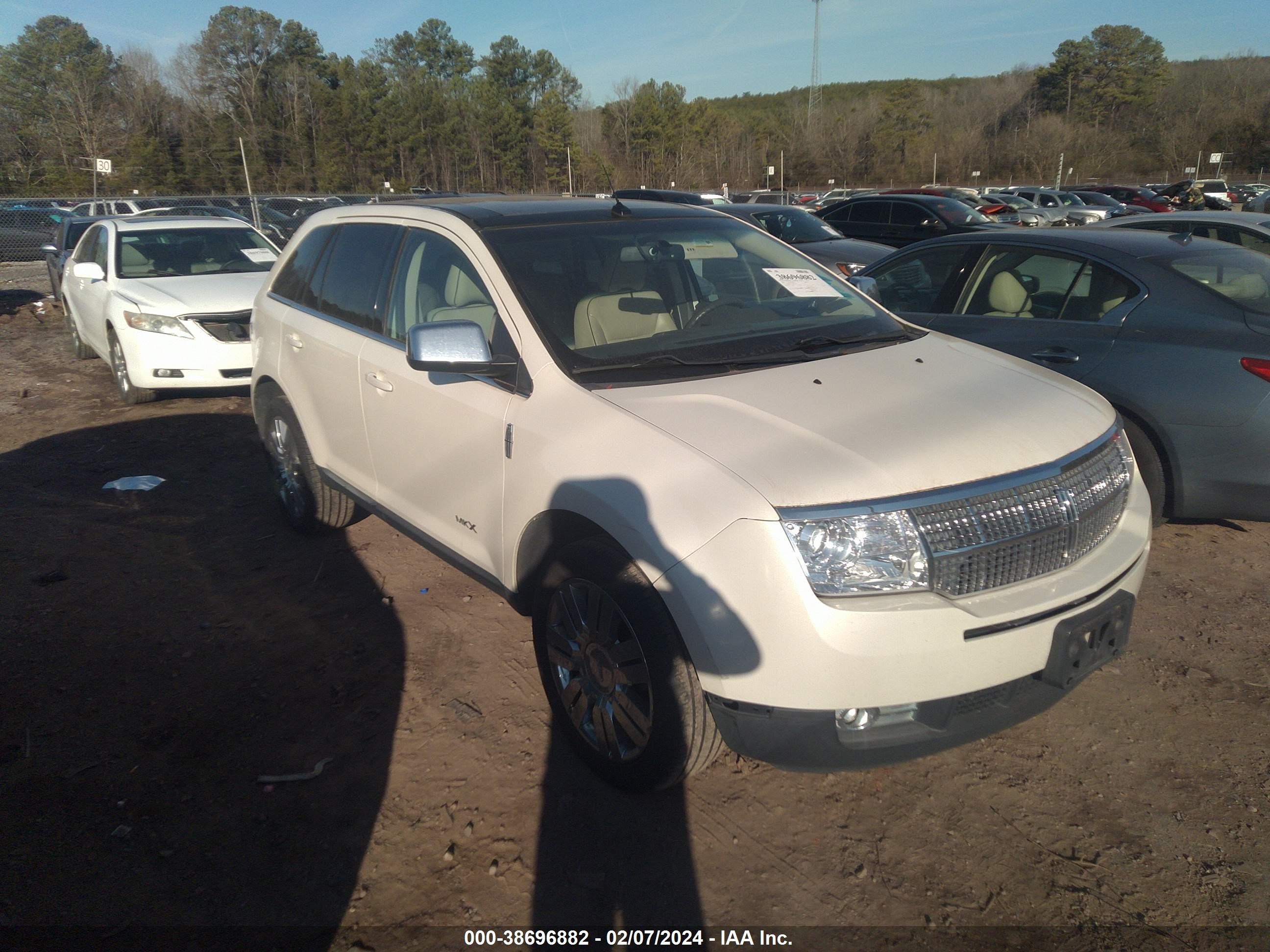 LINCOLN MKX 2008 2lmdu88c28bj00436