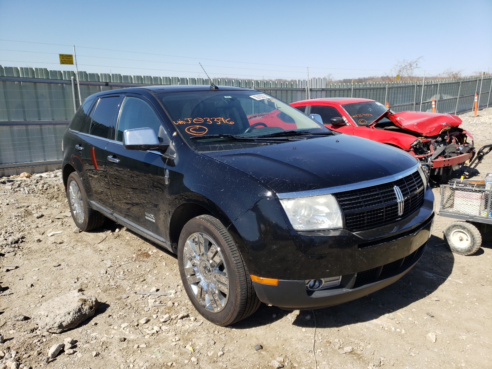 LINCOLN MKX 2008 2lmdu88c38bj03376