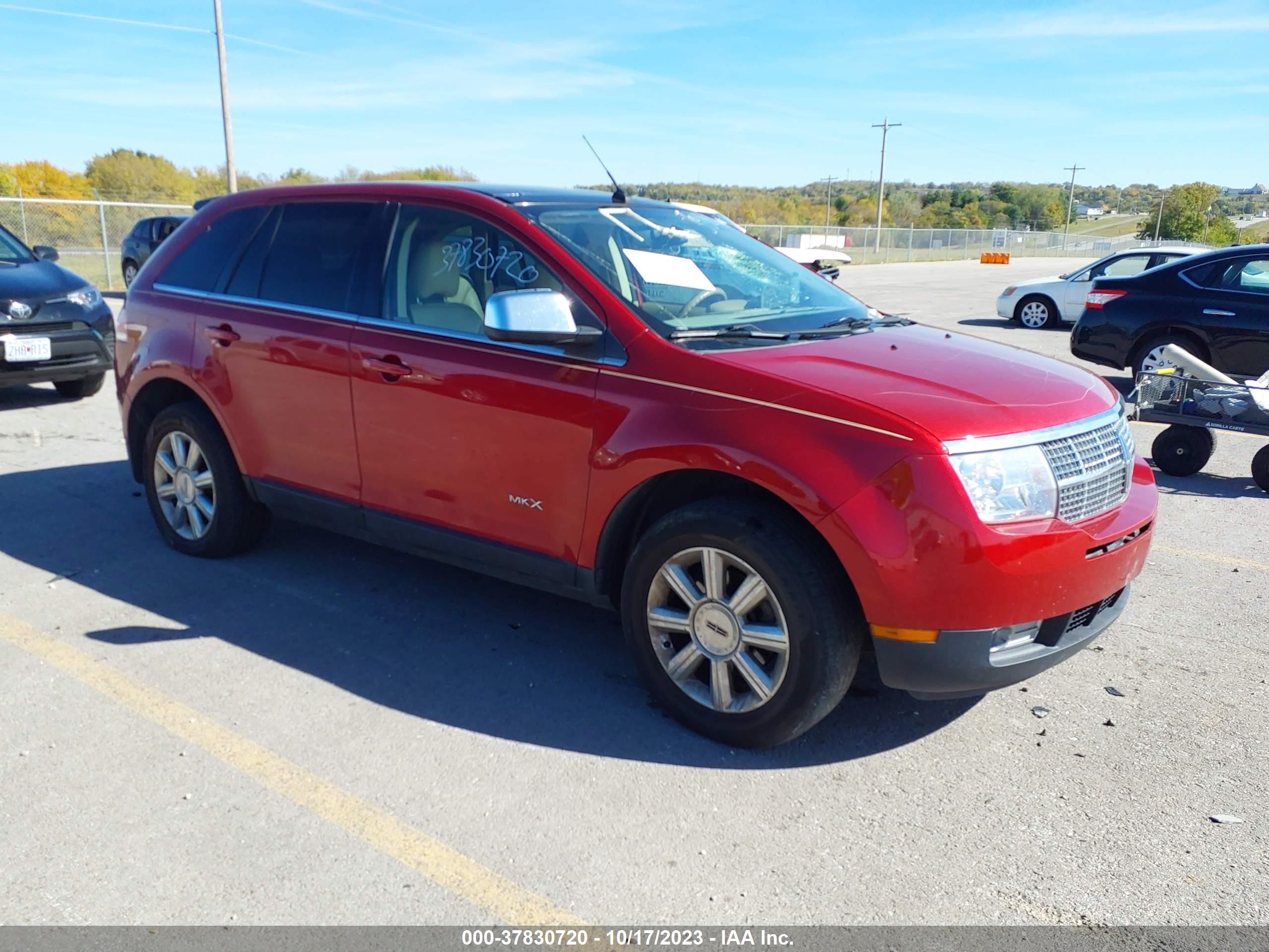 LINCOLN MKX 2007 2lmdu88c47bj10867