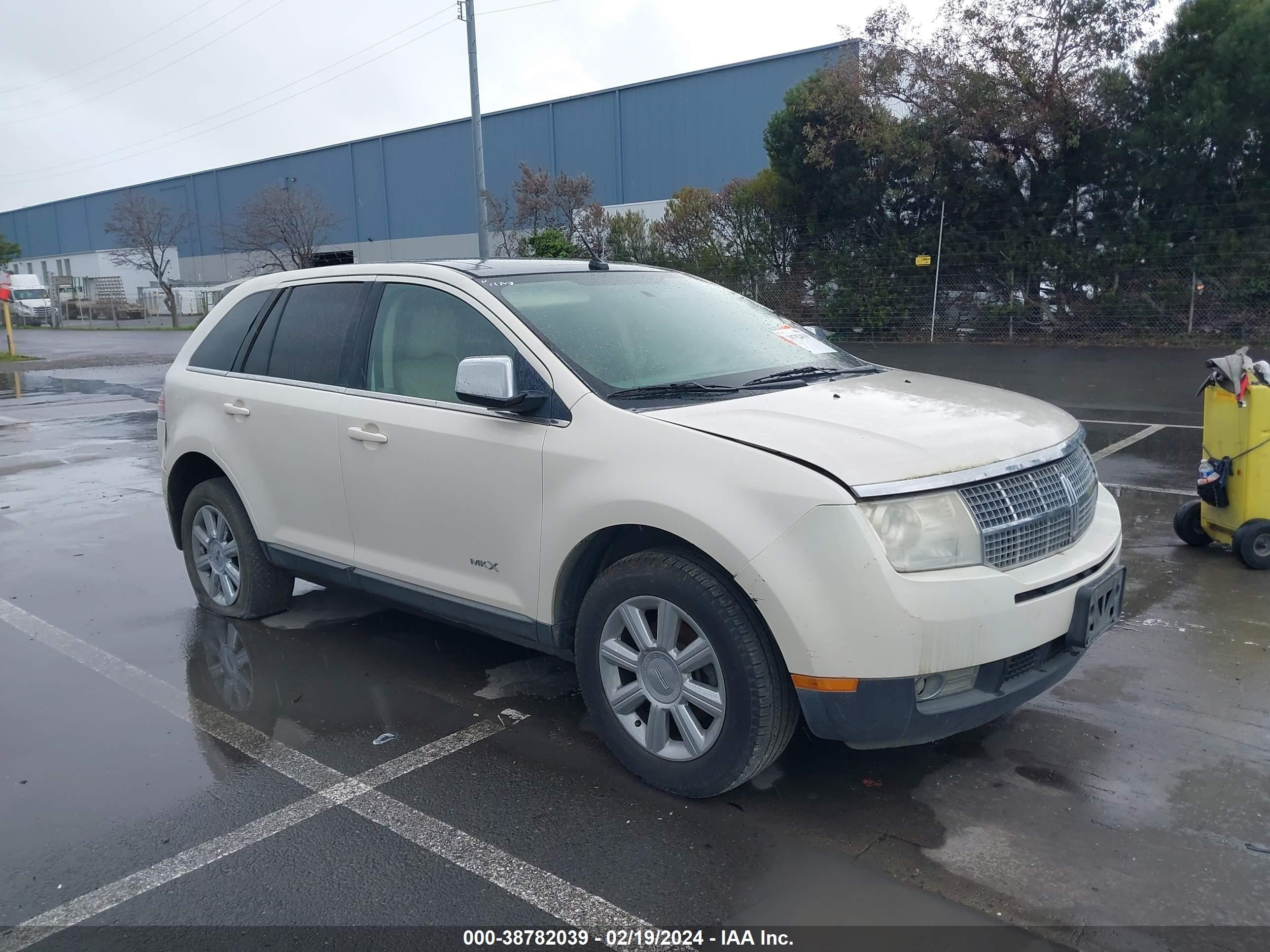 LINCOLN MKX 2007 2lmdu88c47bj18001