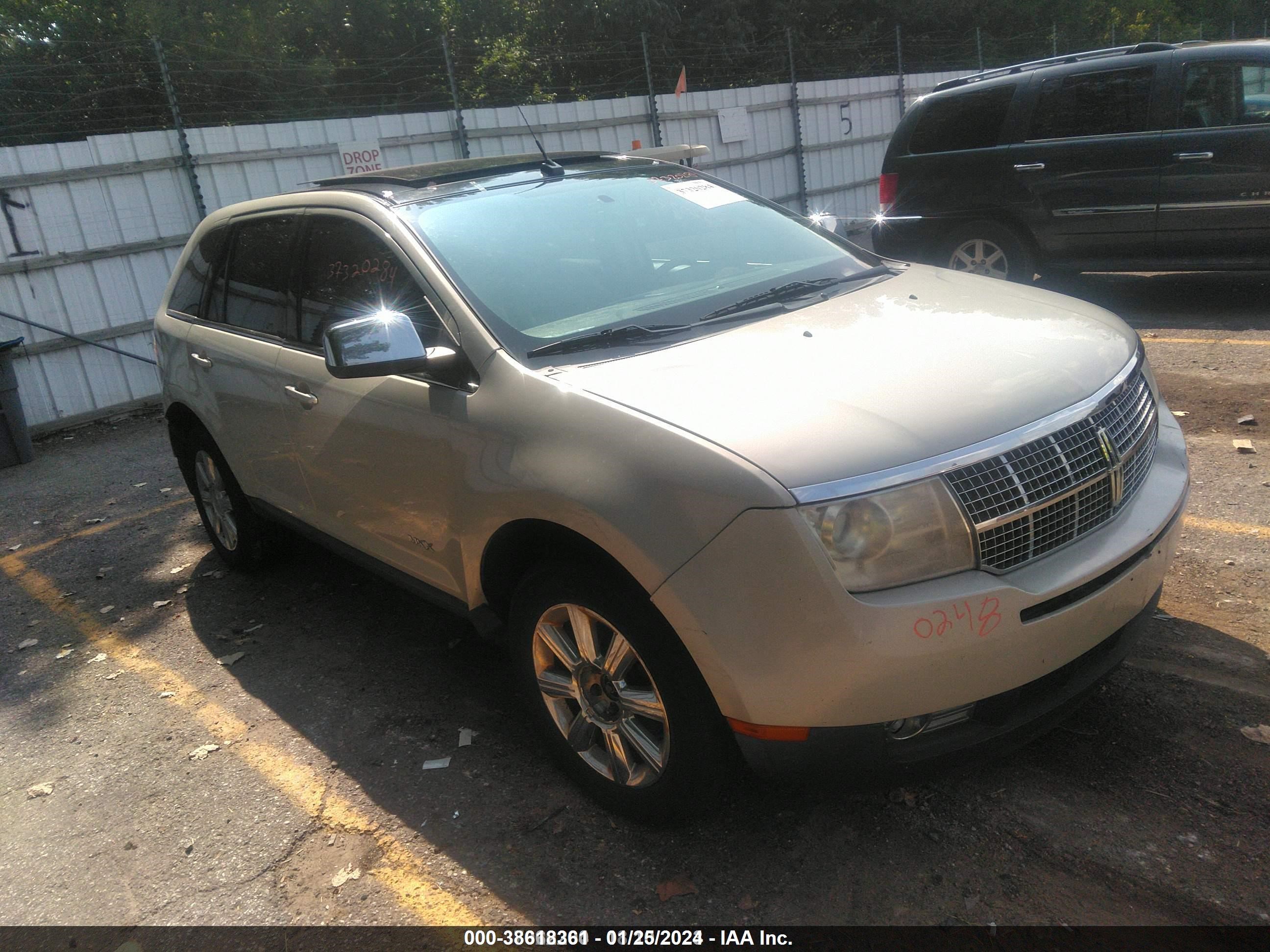 LINCOLN MKX 2007 2lmdu88c47bj21545