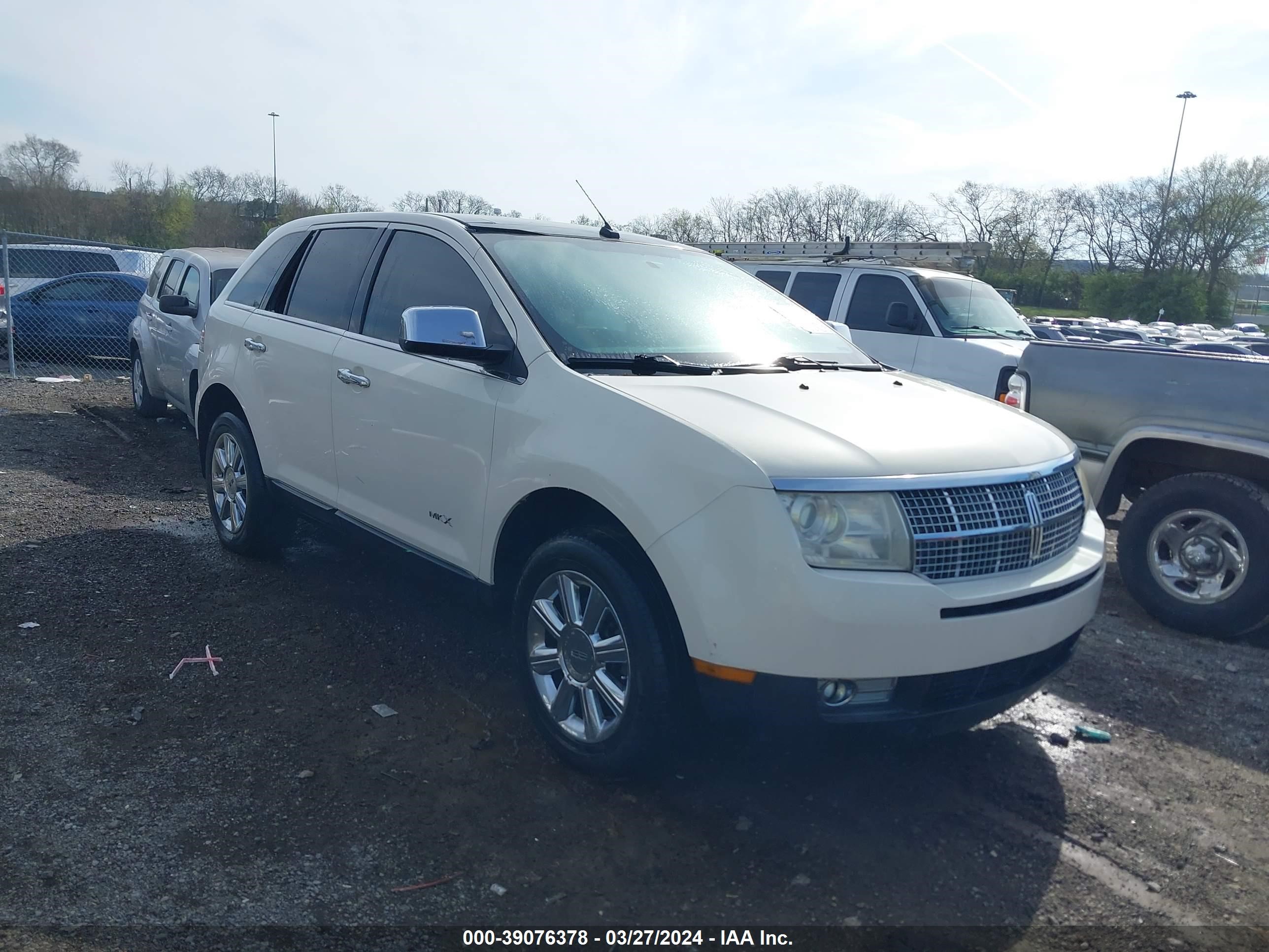 LINCOLN MKX 2007 2lmdu88c87bj11696