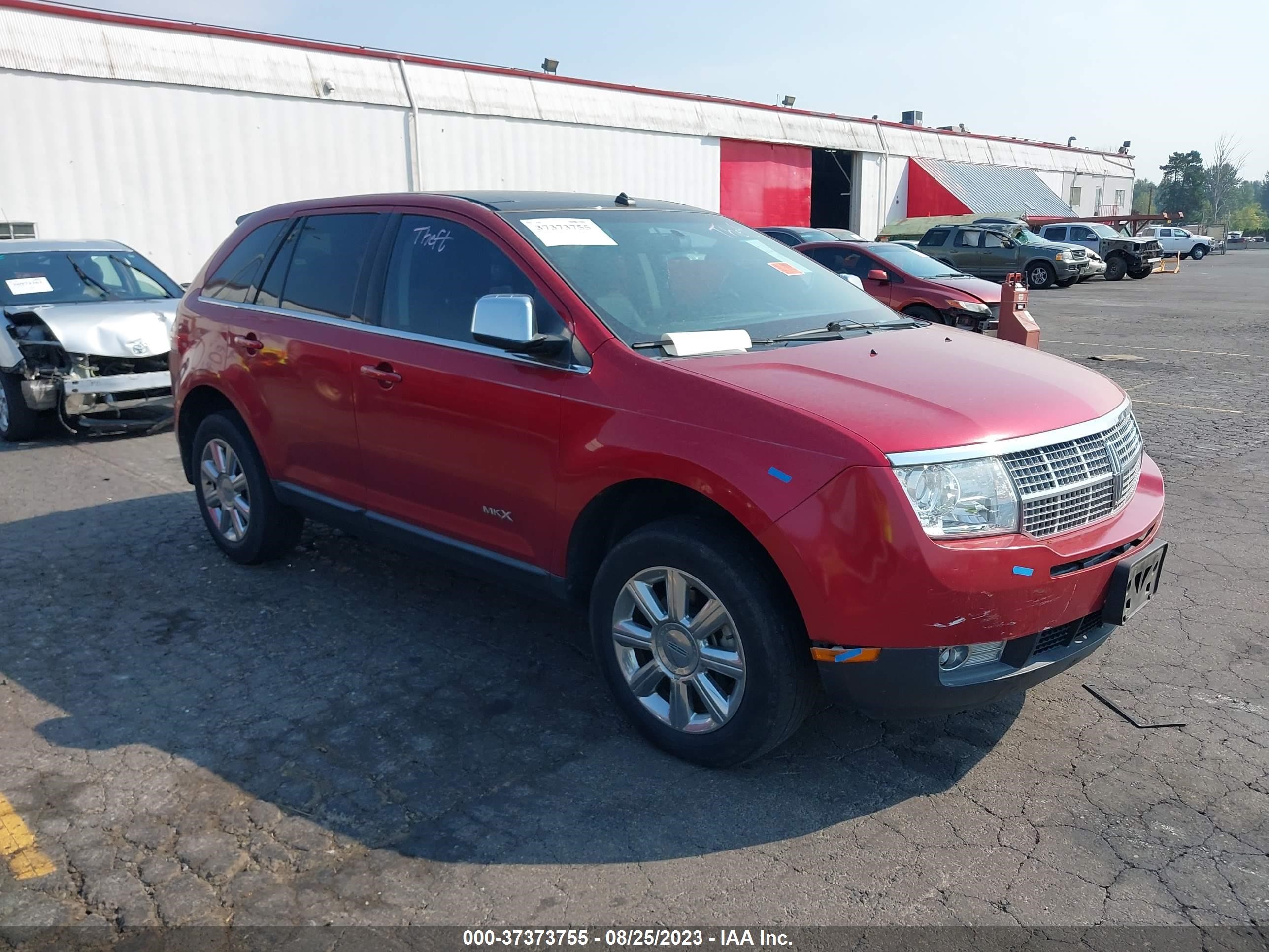 LINCOLN MKX 2007 2lmdu88c97bj27812