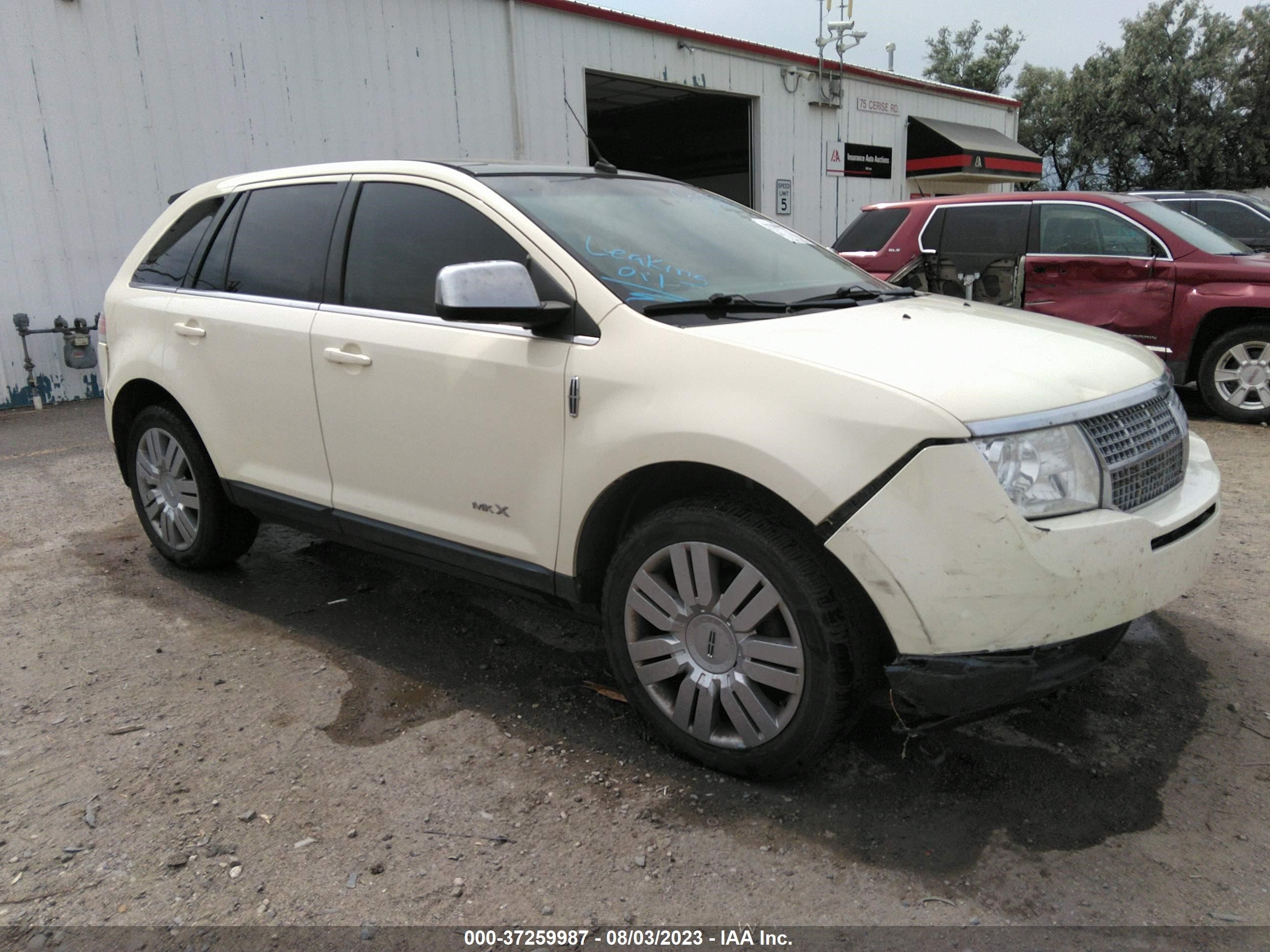 LINCOLN MKX 2008 2lmdu88c98bj24197