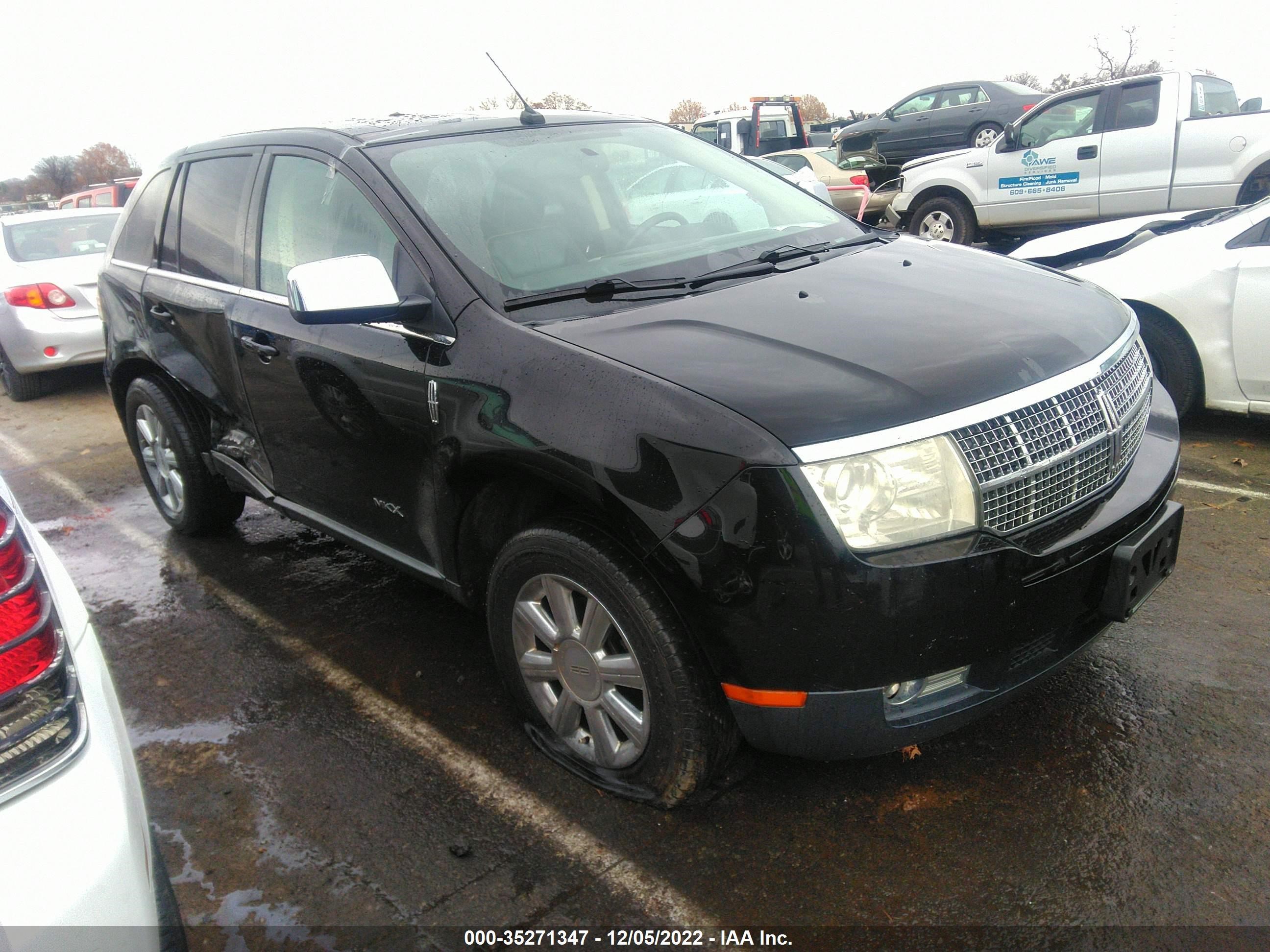 LINCOLN MKX 2008 2lmdu88cx8bj34642