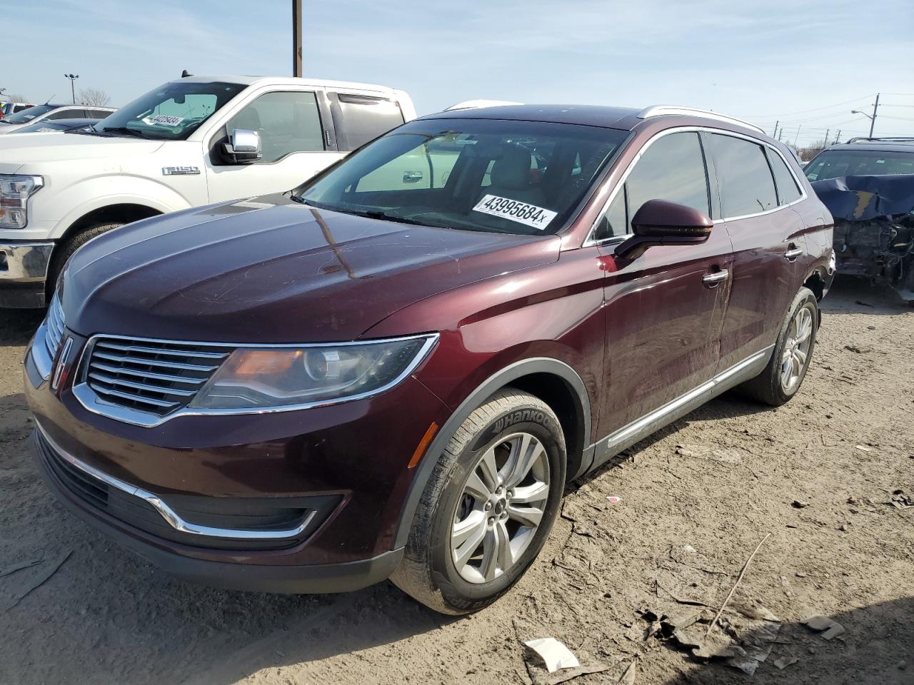 LINCOLN MKX 2018 2lmpj6jr3jbl34809