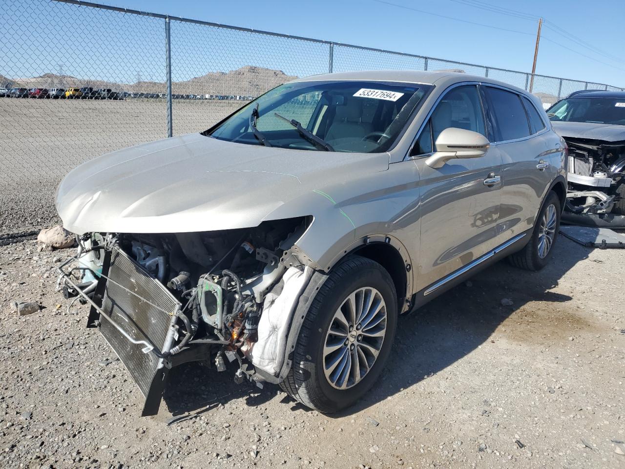 LINCOLN MKX 2017 2lmpj6kr2hbl41288