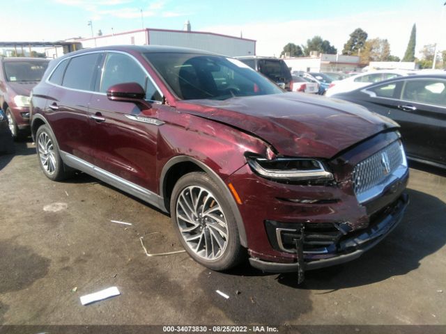 LINCOLN NAUTILUS 2019 2lmpj6l91kbl12452