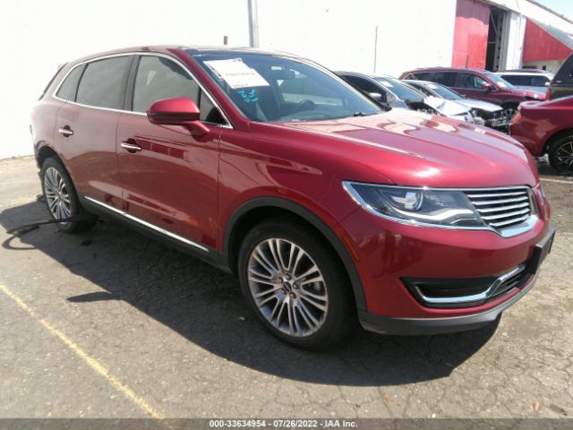 LINCOLN MKX 2017 2lmpj6lr8hbl18841