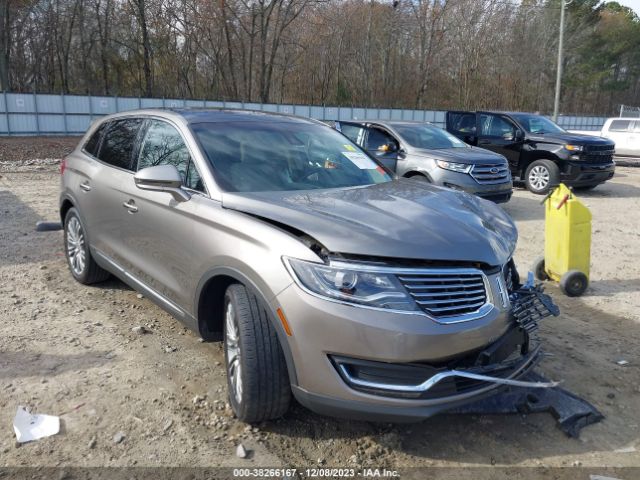 LINCOLN MKX 2017 2lmpj6lrxhbl24401