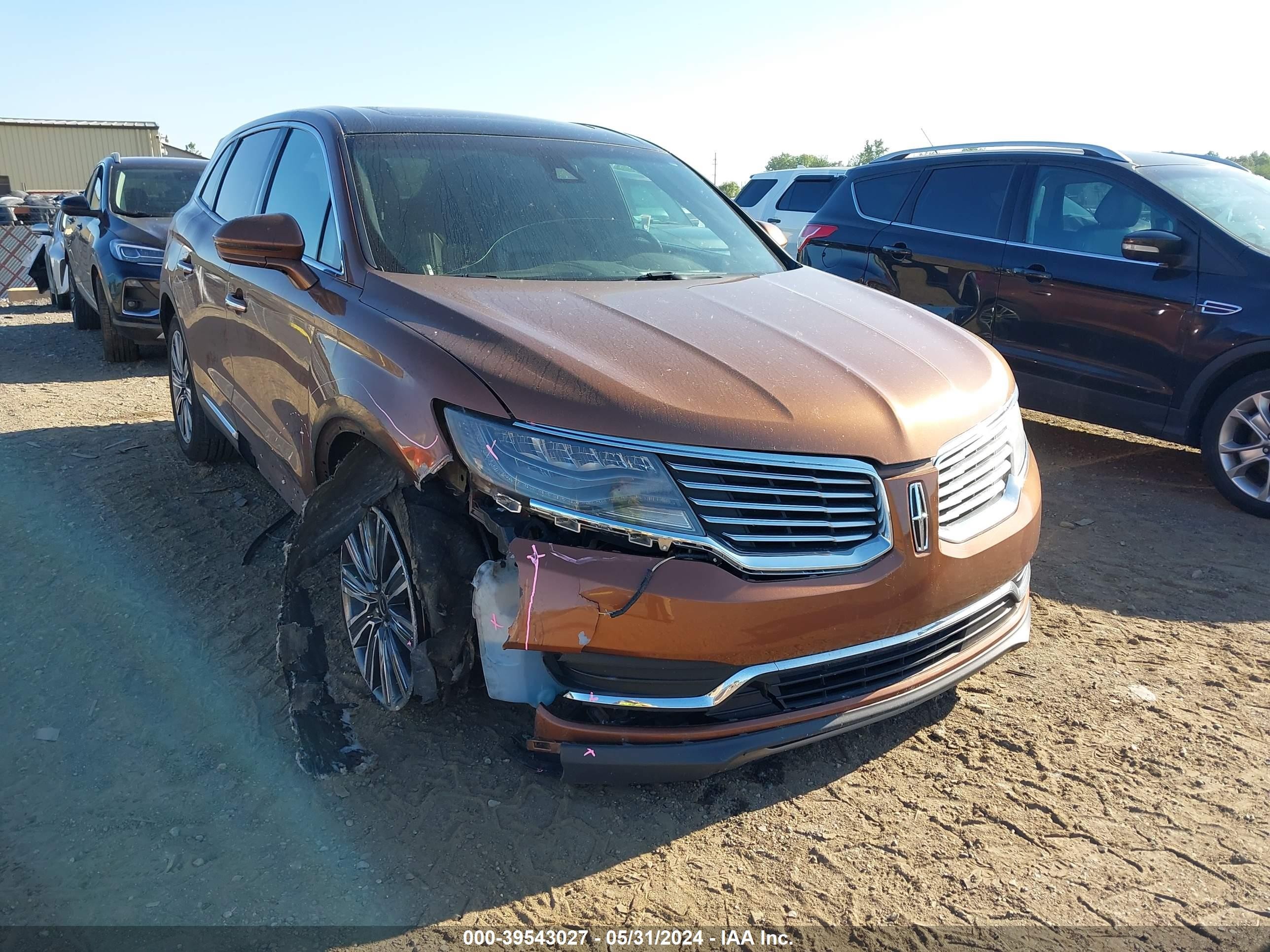 LINCOLN MKX 2017 2lmpj7jr9hbl10028