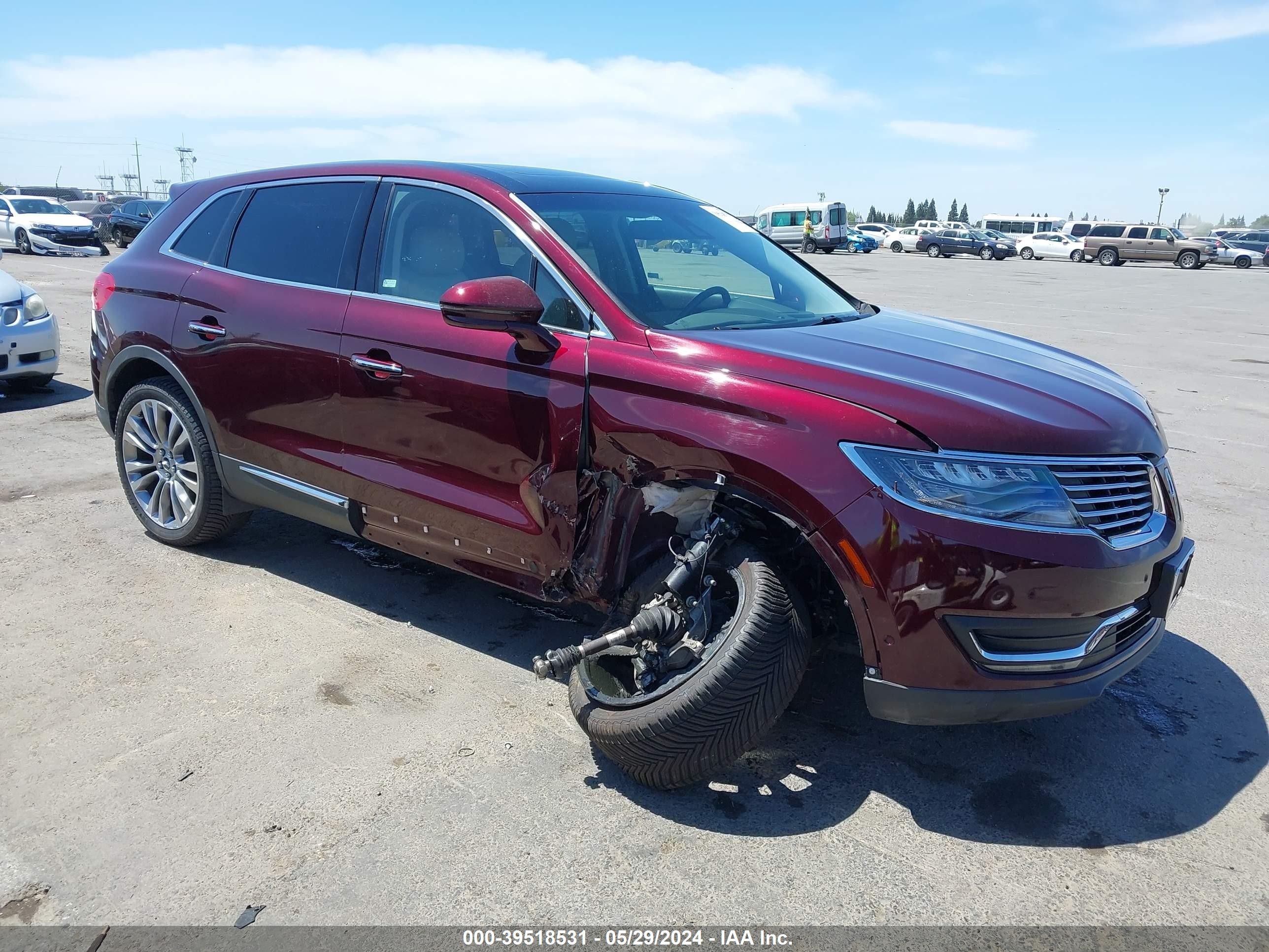 LINCOLN MKX 2017 2lmpj8lp3hbl49005