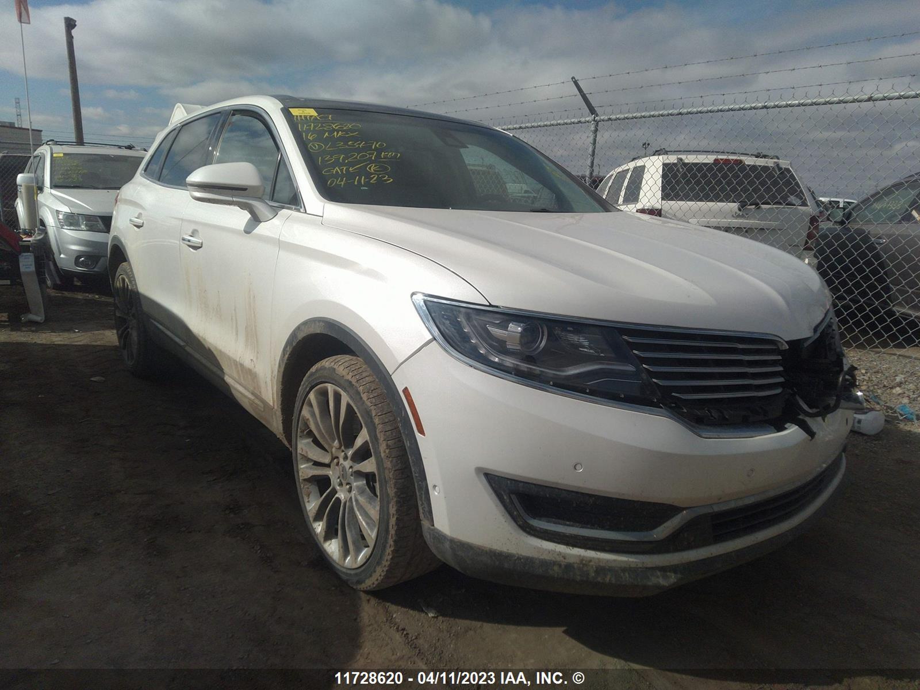 LINCOLN MKX 2016 2lmpj8lp6gbl35470