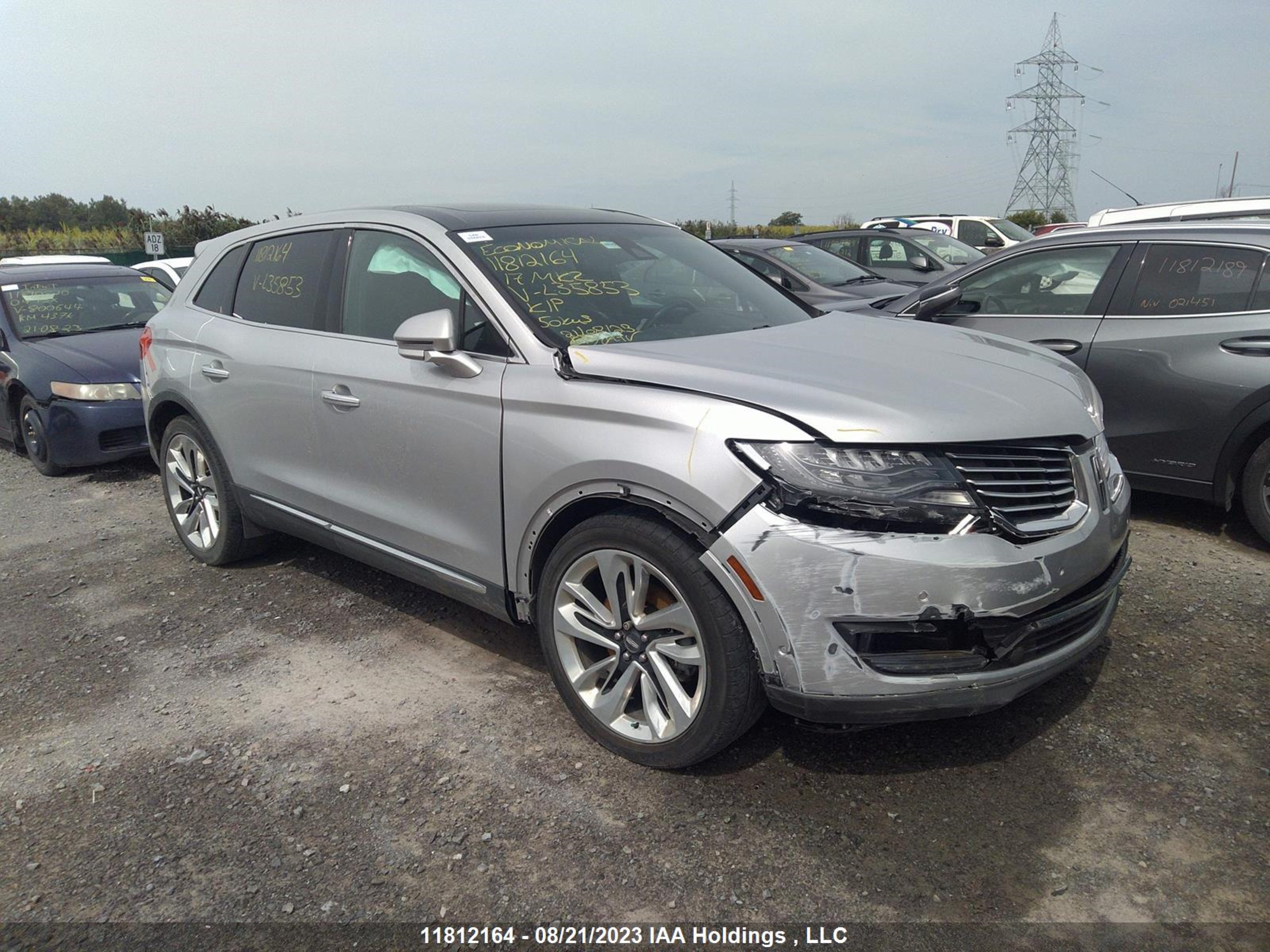 LINCOLN MKX 2017 2lmpj8lp9hbl35853