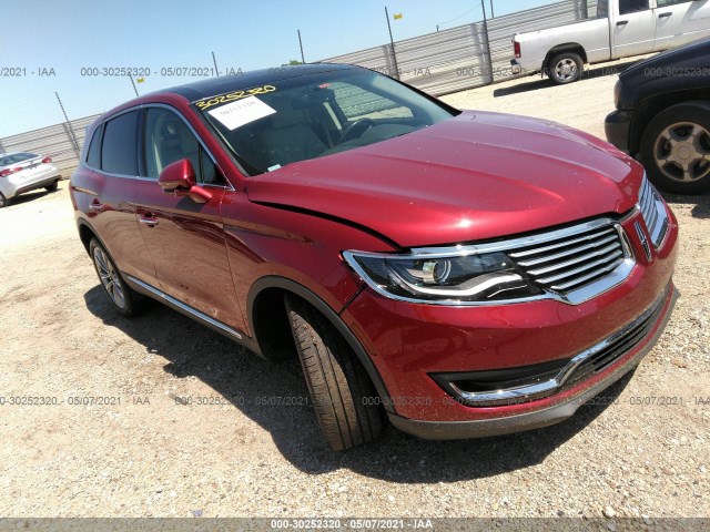 LINCOLN MKX 2016 2lmpj8lpxgbl51560