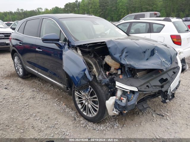 LINCOLN MKX 2017 2lmpj8lr8hbl38017