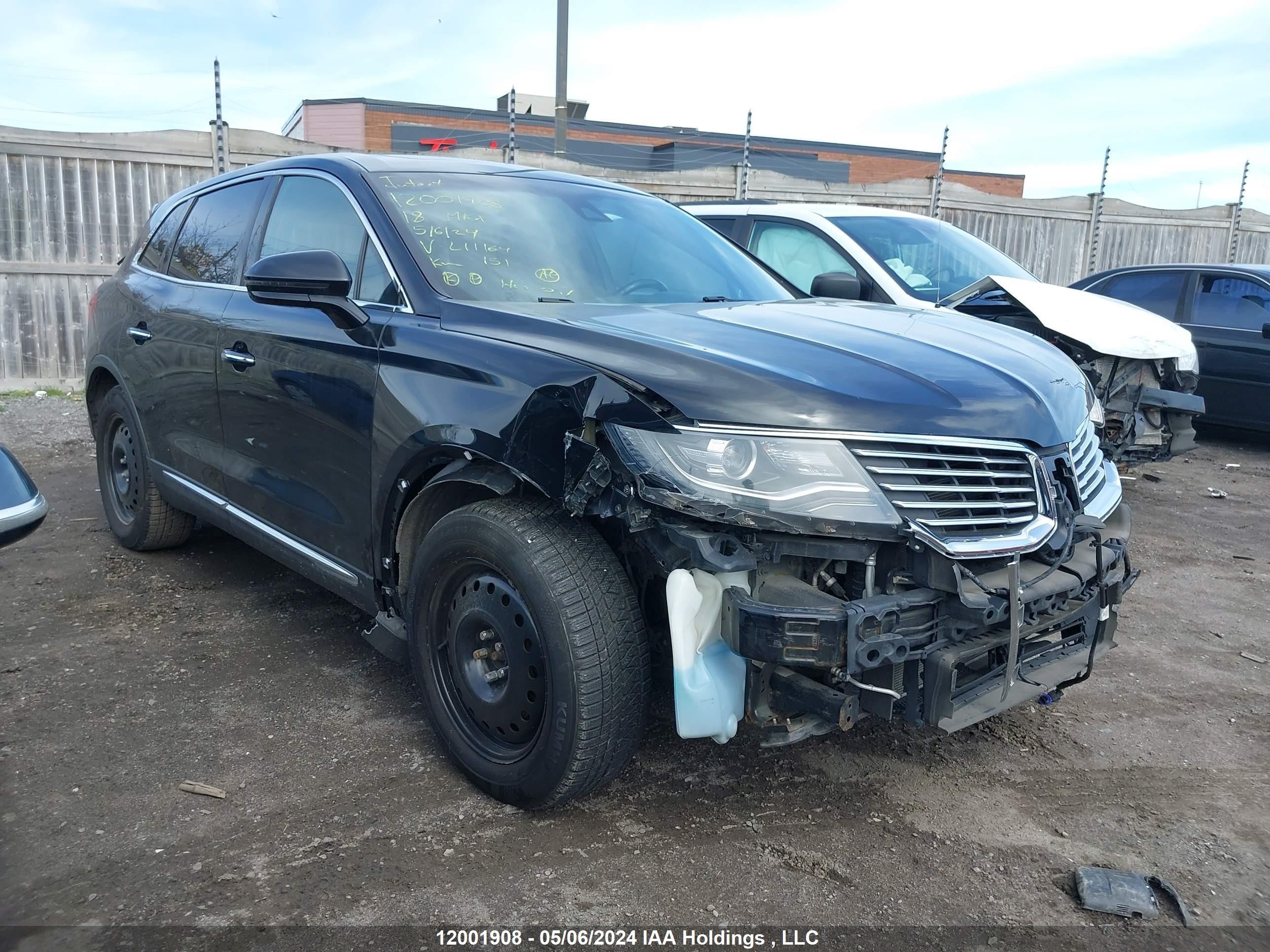 LINCOLN MKX 2018 2lmpj8lrxjbl11164