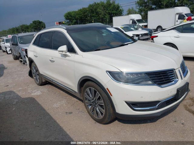 LINCOLN MKX 2016 2lmpj9jp0gbl66433