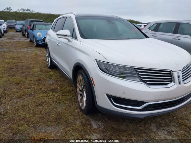 LINCOLN MKX 2017 2lmpj9jp3hbl22783