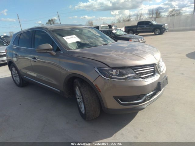 LINCOLN MKX 2016 2lmtj6jr5gbl76129