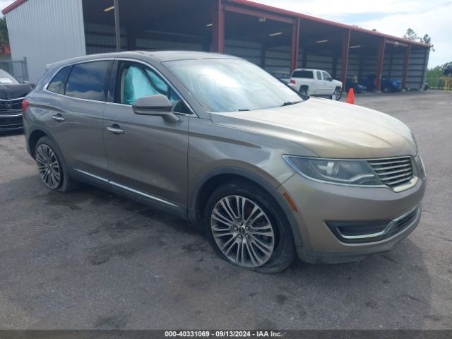 LINCOLN MKX 2016 2lmtj6lr0gbl46081