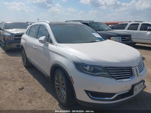 LINCOLN MKX 2016 2lmtj6lr1gbl77291