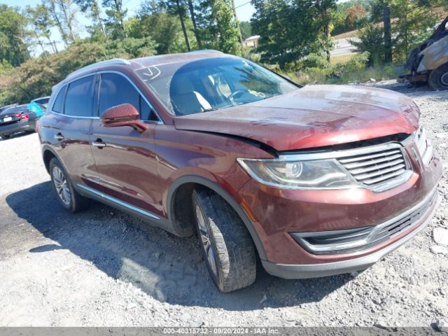 LINCOLN MKX 2016 2lmtj8kr5gbl74651