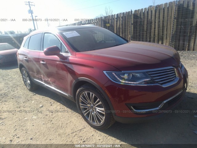 LINCOLN MKX 2016 2lmtj8lr0gbl53205