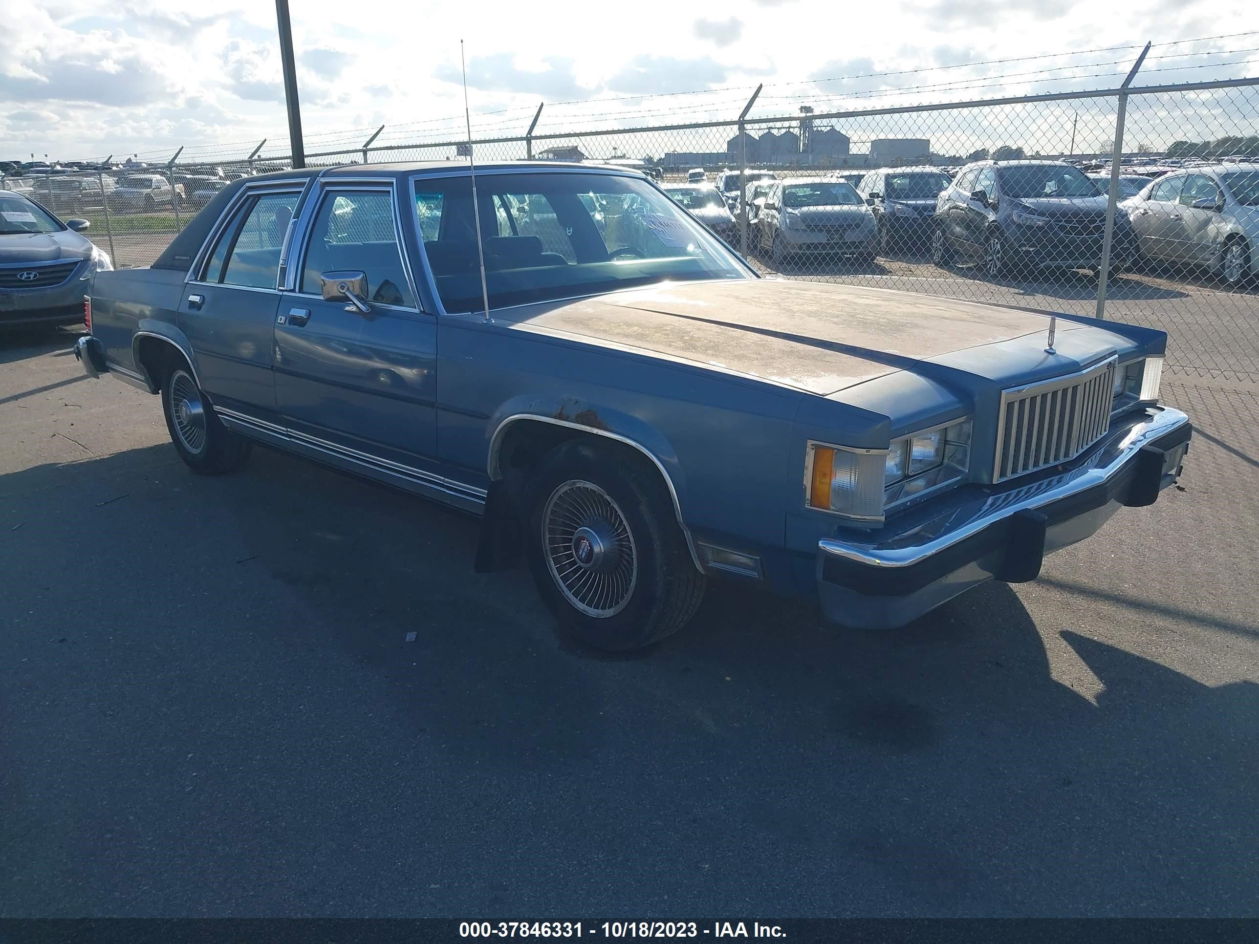 MERCURY GRAND MARQUIS 1986 2mebp95f4gx703505