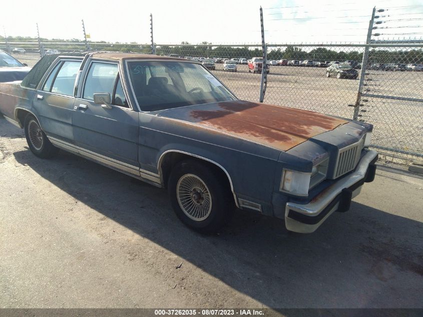 MERCURY GRAND MARQUIS 1986 2mebp95f9gx643155